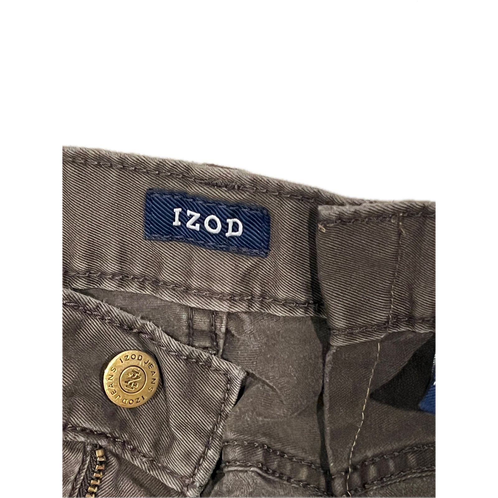 Izod Izod Brown Straight Leg Jeans Mens 33x30 Size US 33 - 3 Thumbnail