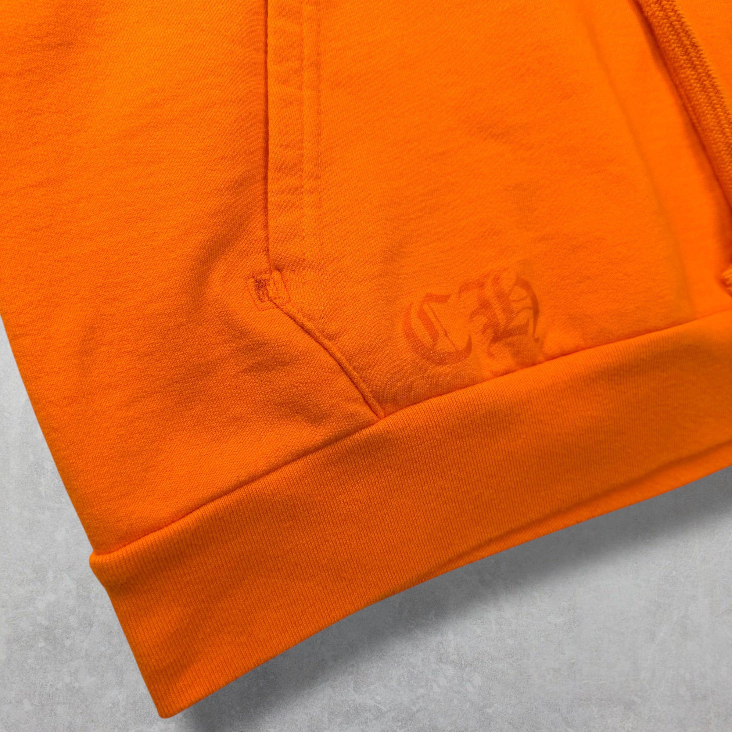 Chrome Hearts Chrome Hearts x Off-White Scroll Logo Hoodie Orange L Size US L / EU 52-54 / 3 - 6 Thumbnail