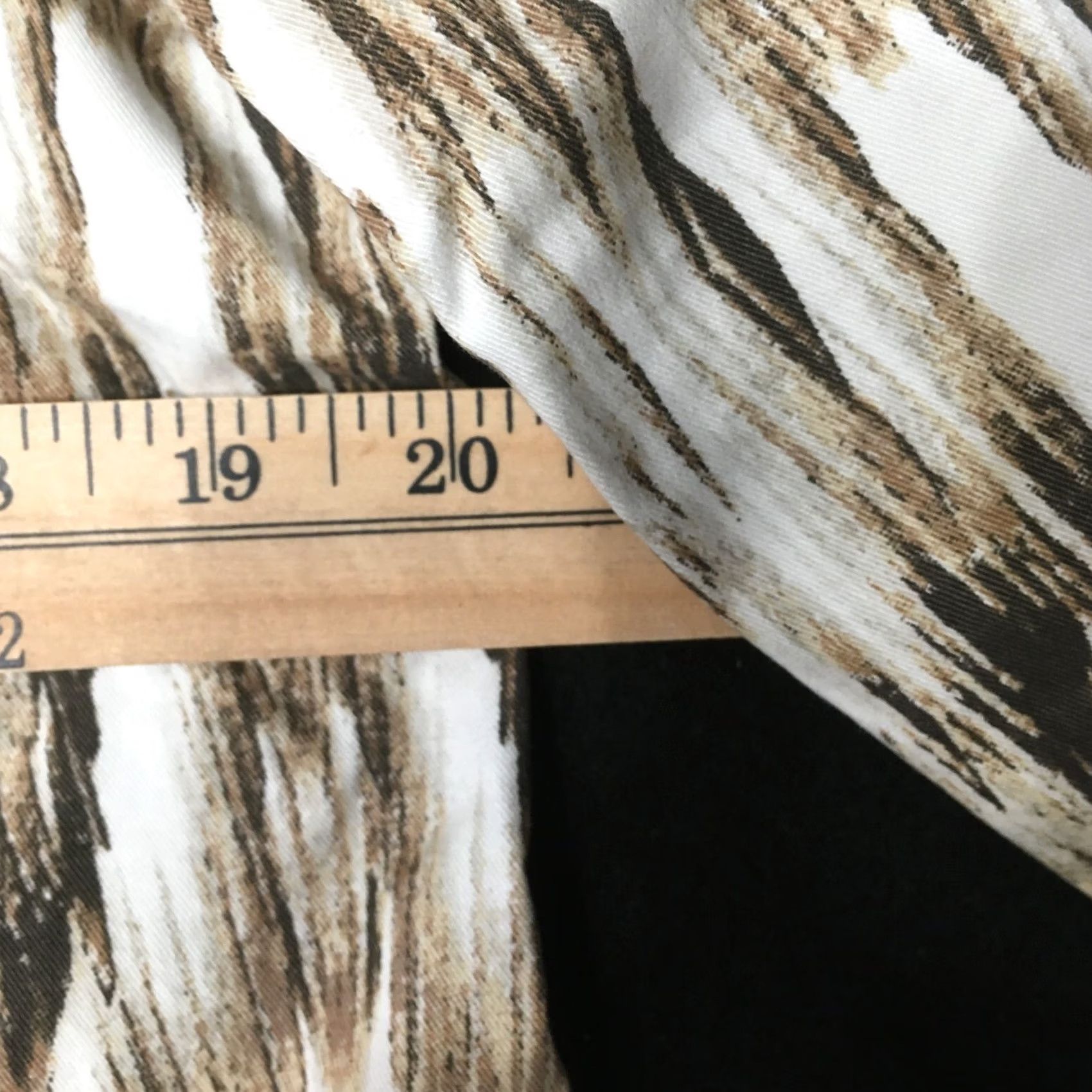 Vintage Chico’s Jacket Women’s Size 2 beige White Floral Long Sleeve Zip Size XS / US 0-2 / IT 36-38 - 5 Thumbnail