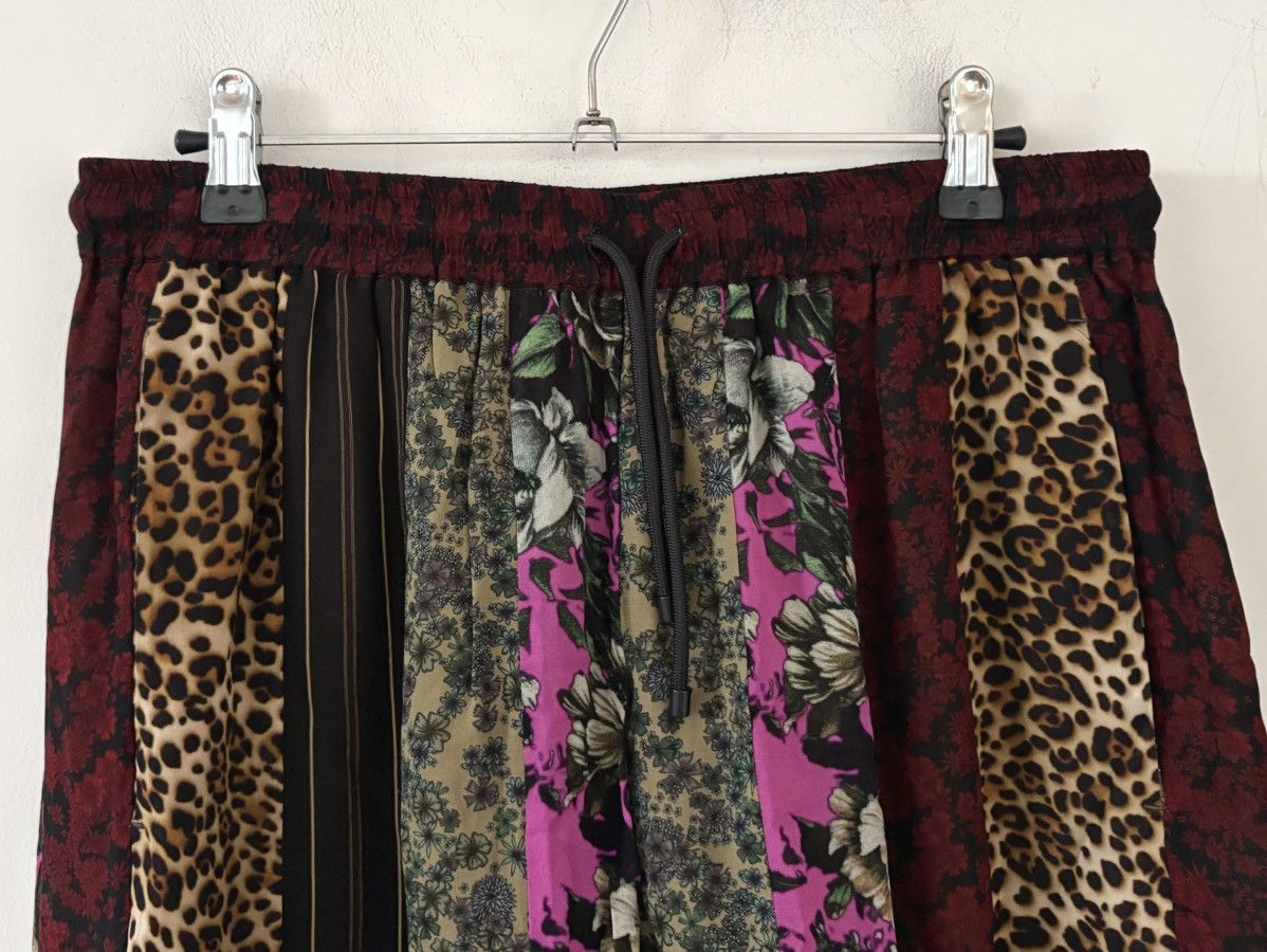 Dries Van Noten 23ss Penny Patch semi sheer leopard floral lounge trousers Size US 32 / EU 48 - 4 Thumbnail