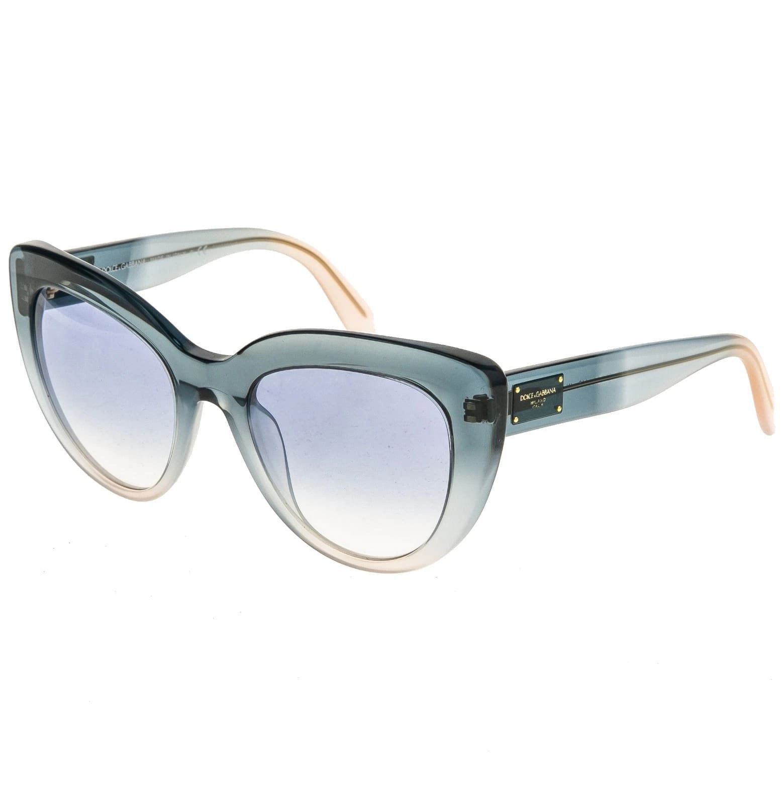 Dolce & Gabbana DOLCE & GABBANA DG4287 4287 Blue Gradient Logo Sunglasses Size ONE SIZE - 8 Thumbnail