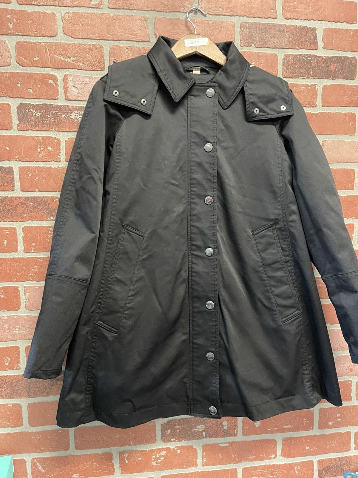 Burberry Size M - Burberry Brit Jacket Black Parka/Raincoat Size M / US 6-8 / IT 42-44 - 2 Thumbnail