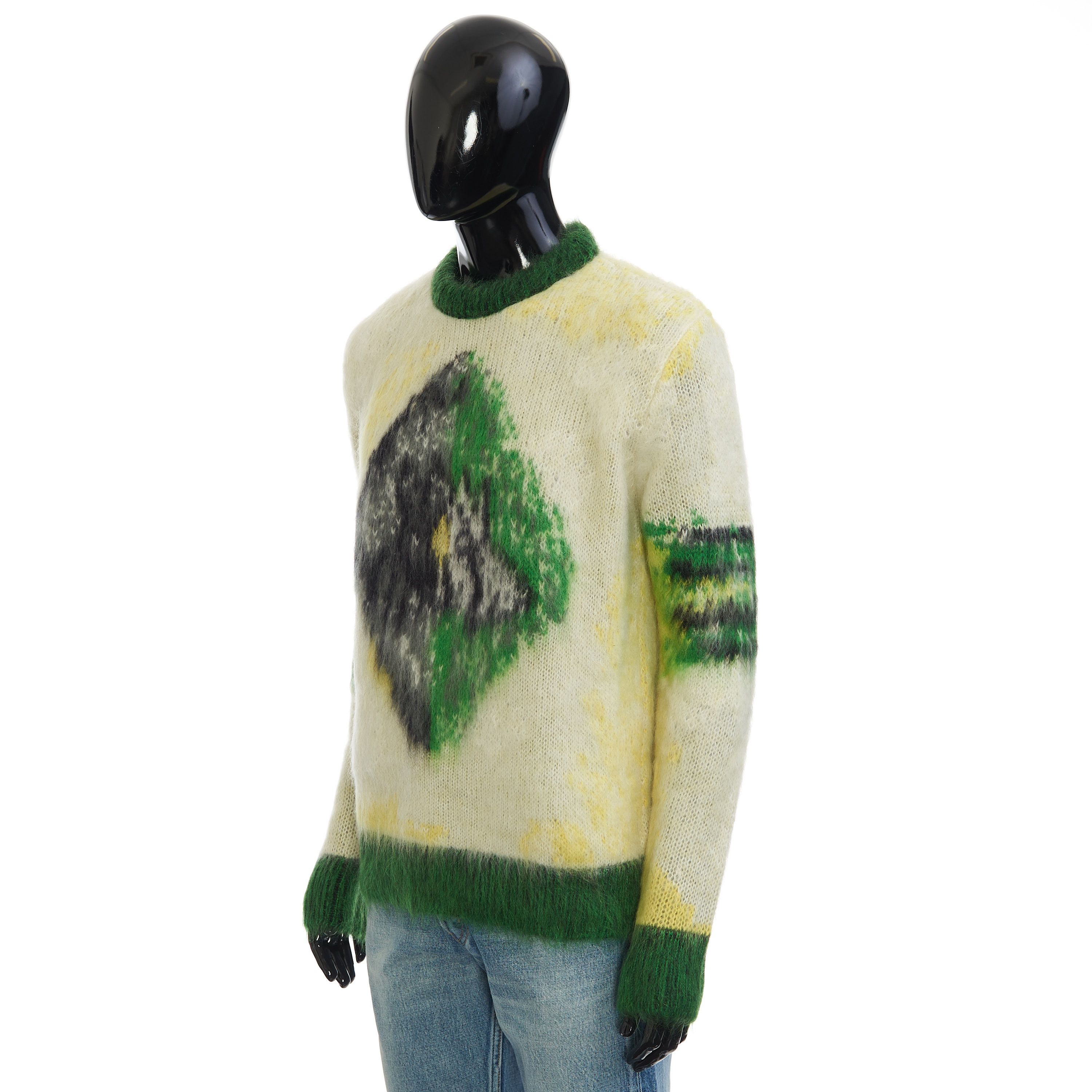 Dior x Peter Doig Sweater In Brushed Technical Mohair & Wool Size US M / EU 48-50 / 2 - 2 Thumbnail