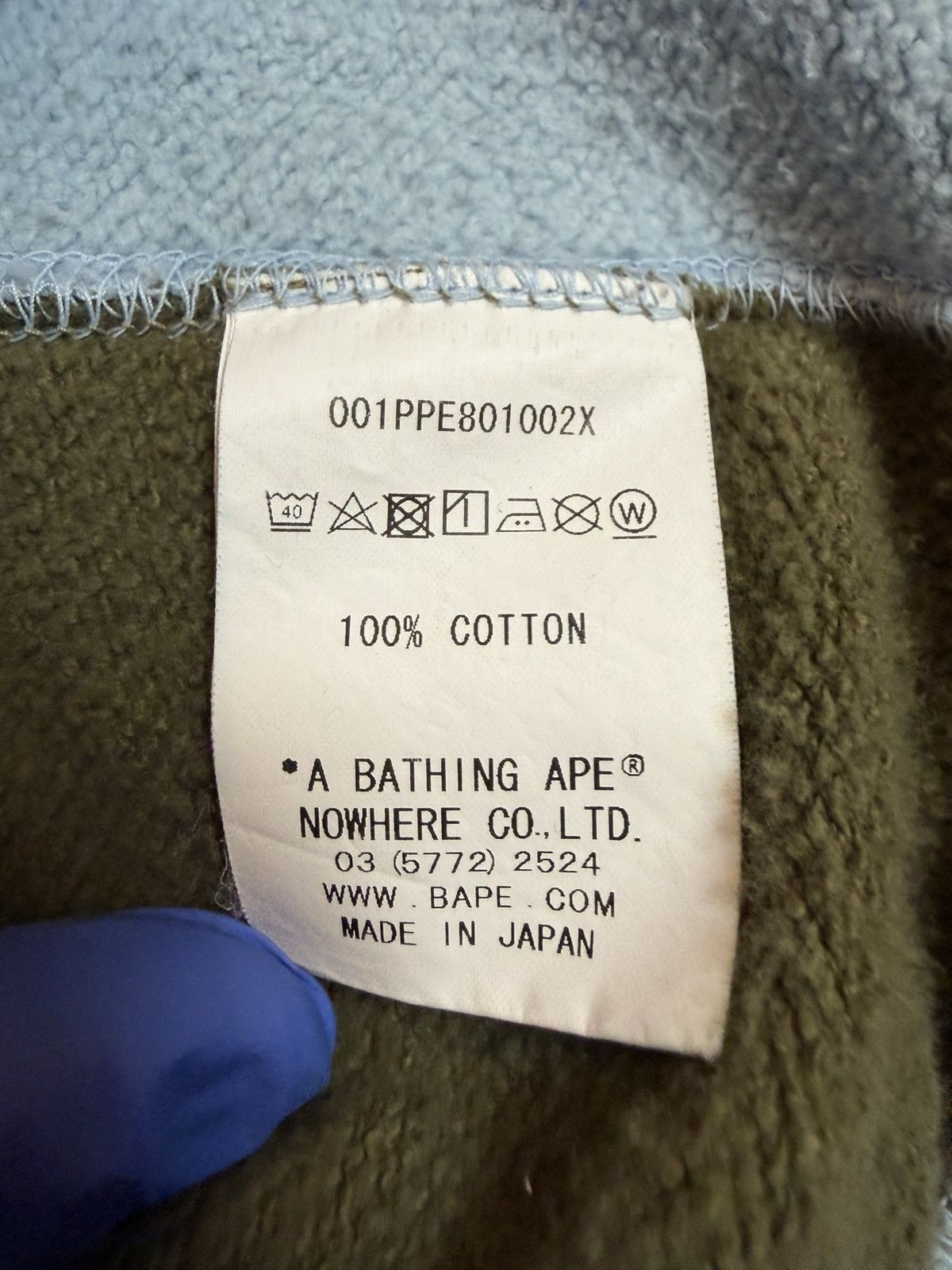 Bape A Bathing Ape Light Blue Camo Back Half Zip Up Shark Hoodie Size US L / EU 52-54 / 3 - 13 Thumbnail