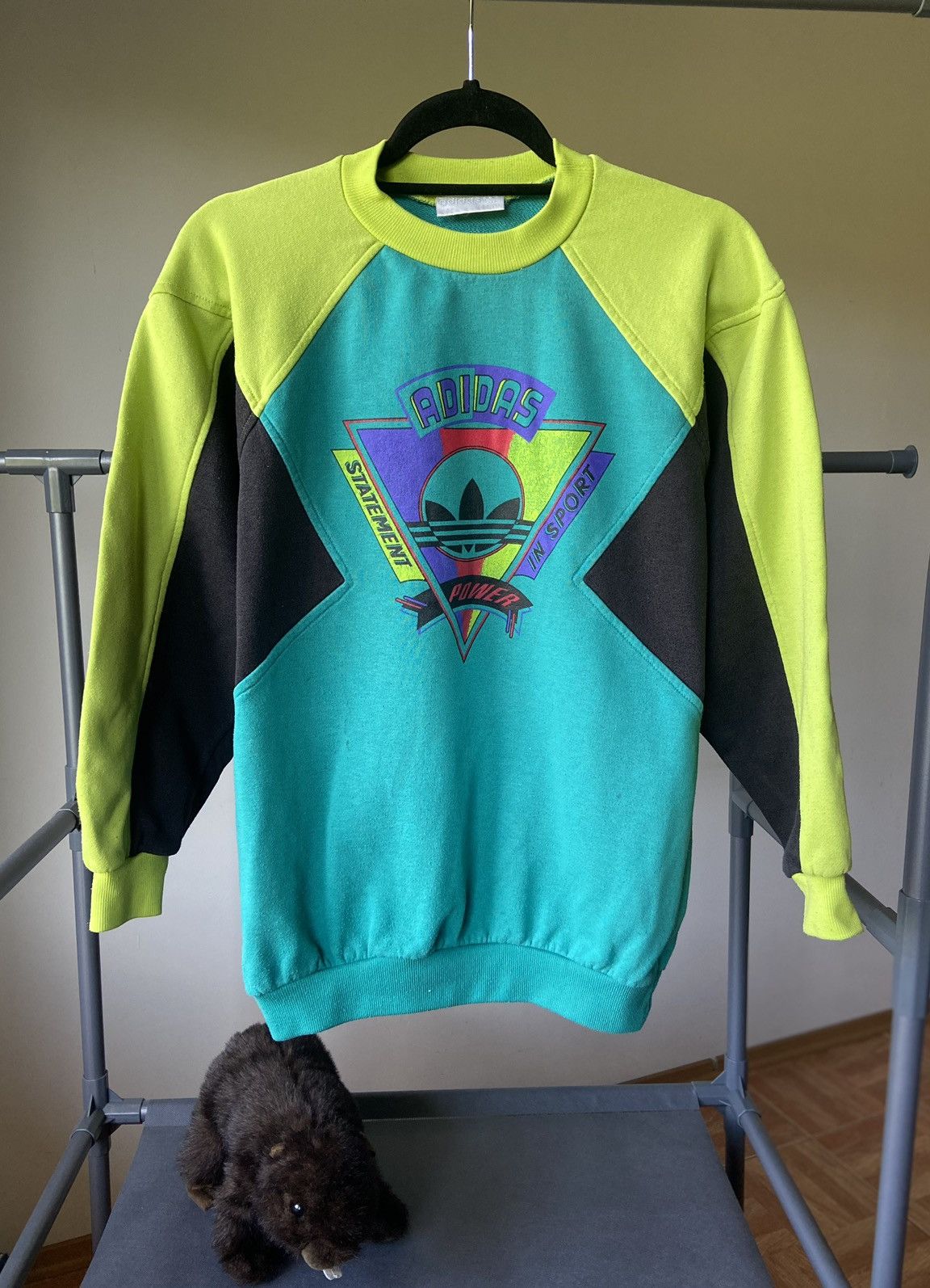 Adidas Japanese Brand Vintage Vintage Sweatshirt Adidas Originals Center Logo Rare Grailed