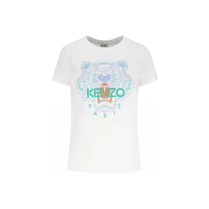 Kenzo KENZO Classic Tiger Logo Round Neck T-Shirt -2507 Size M / US 6-8 / IT 42-44 - 1 Thumbnail