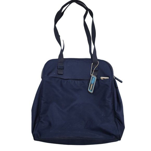 Fossil Vintage Fossil Nylon Navy blue shoulder Travel bag 3 compart Size ONE SIZE - 1 Thumbnail