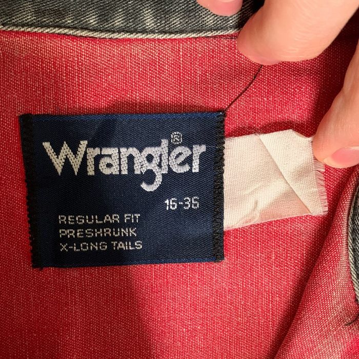 Vintage Vintage 90s Wrangler Brushpopper Heavy Western Shirt | Grailed