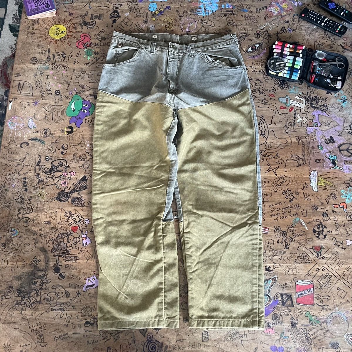 Vintage × Wrangler Wrangler Double Knee pants Size US 36 / EU 52 - 1 Thumbnail