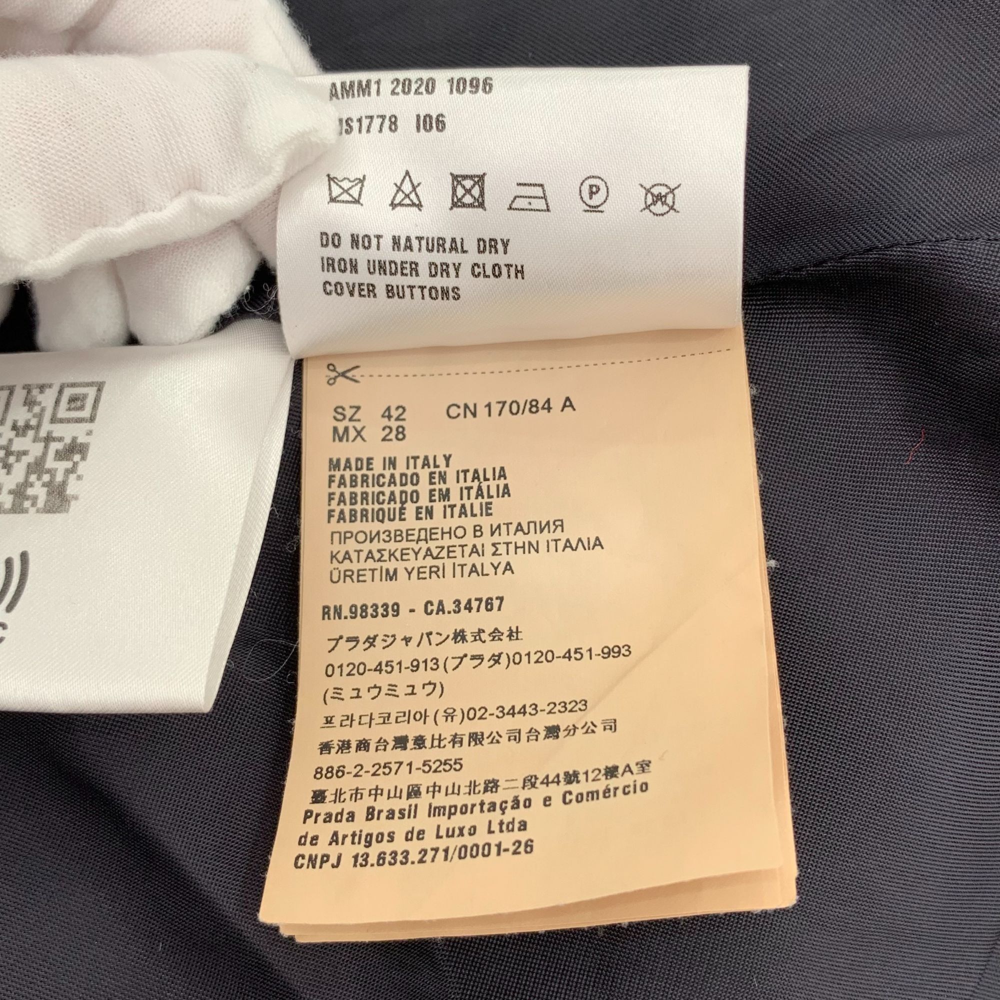 Miu Miu Miu Miu Red Wool Double-Breasted Coat with Doll Collar (Size Size M / US 6-8 / IT 42-44 - 4 Thumbnail