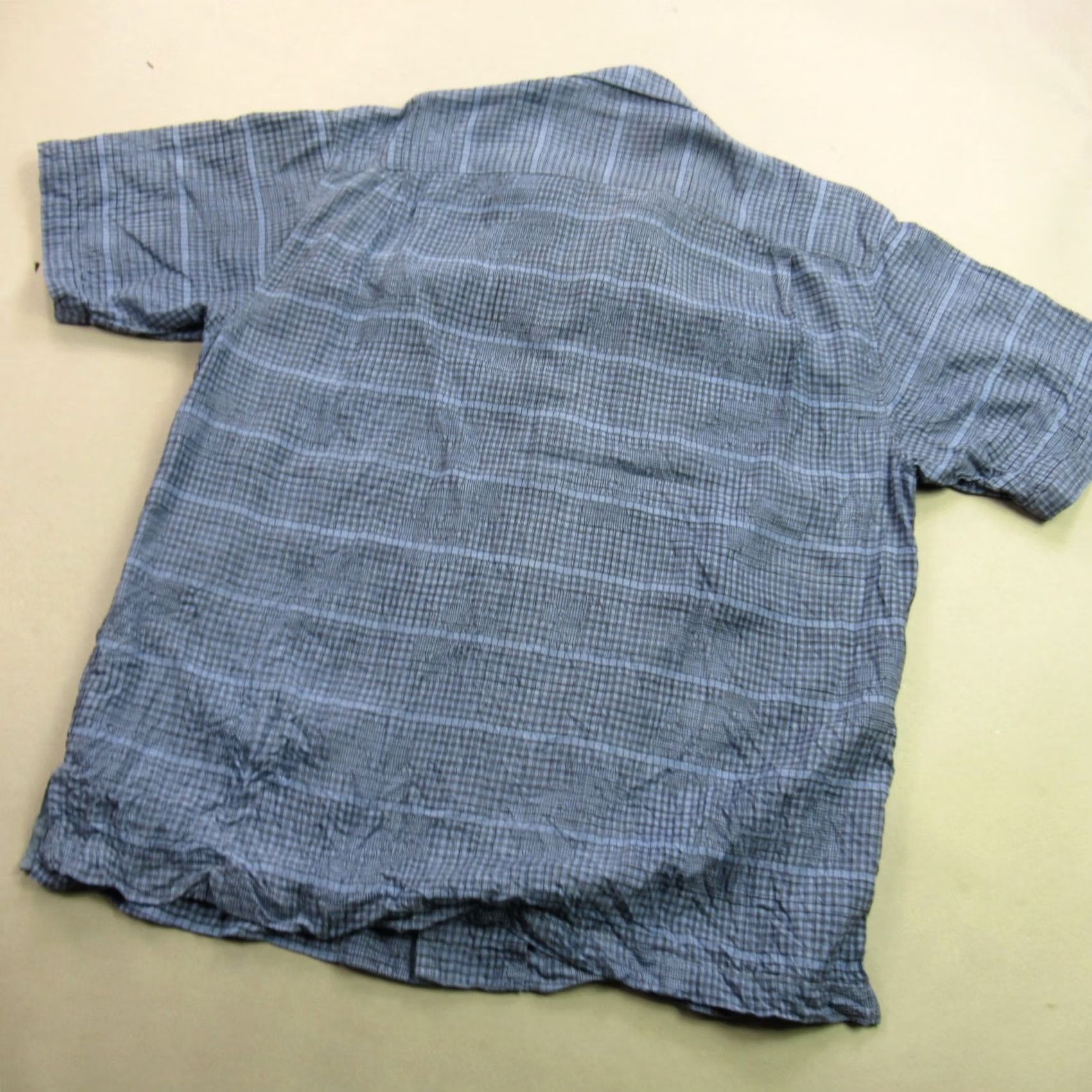 Tommy Bahama Tommy Bahama Shirt Mens Large Short Sleeve Button Front Casual Plaid Blue Size US L / EU 52-54 / 3 - 7 Thumbnail