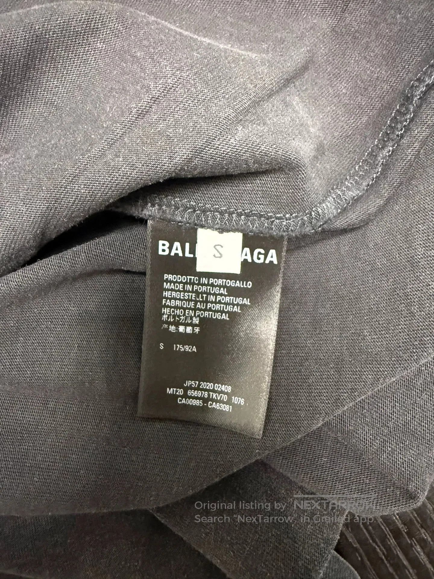 Balenciaga Balenciaga Flame Logo Reversible Short Sleeve Tee. Size US S / EU 44-46 / 1 - 8 Thumbnail