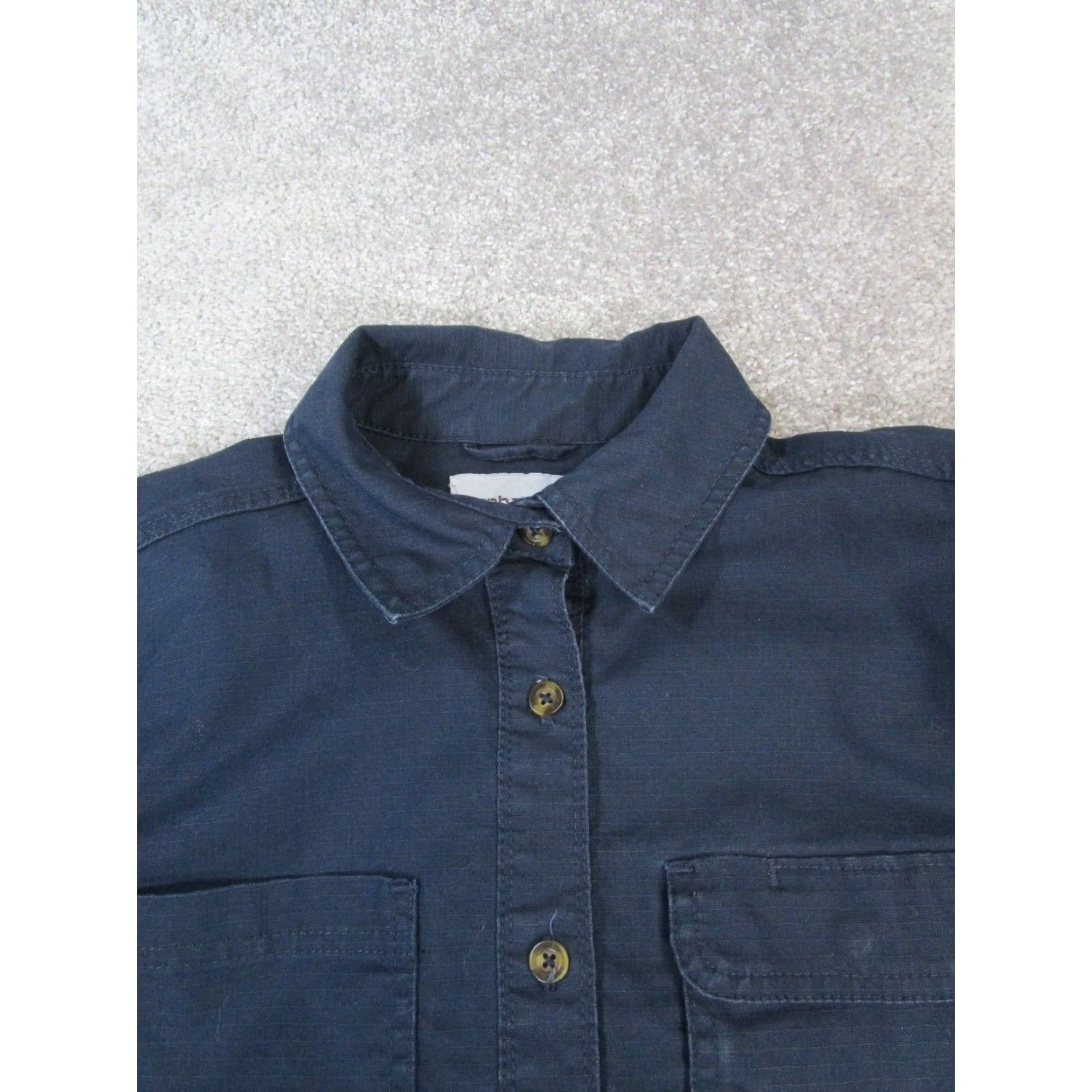 Carhartt Carhartt Womens Small Blue Long Sleeve Button Up Shirt Size S / US 4 / IT 40 - 2 Thumbnail