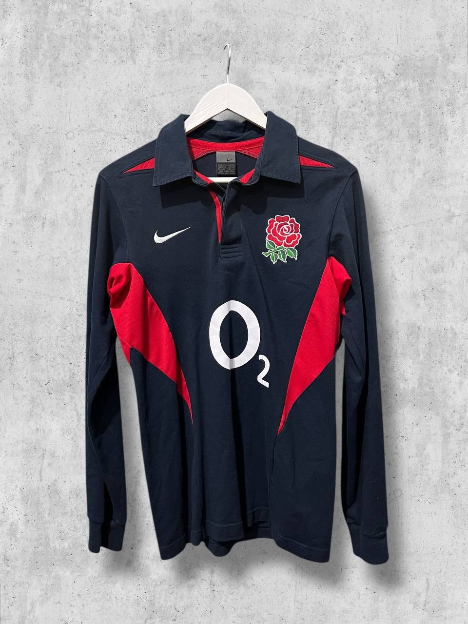 Nike Nike Rugby England Long sleeve tee t shirt jersey vintage Size US S / EU 44-46 / 1 - 1 Thumbnail