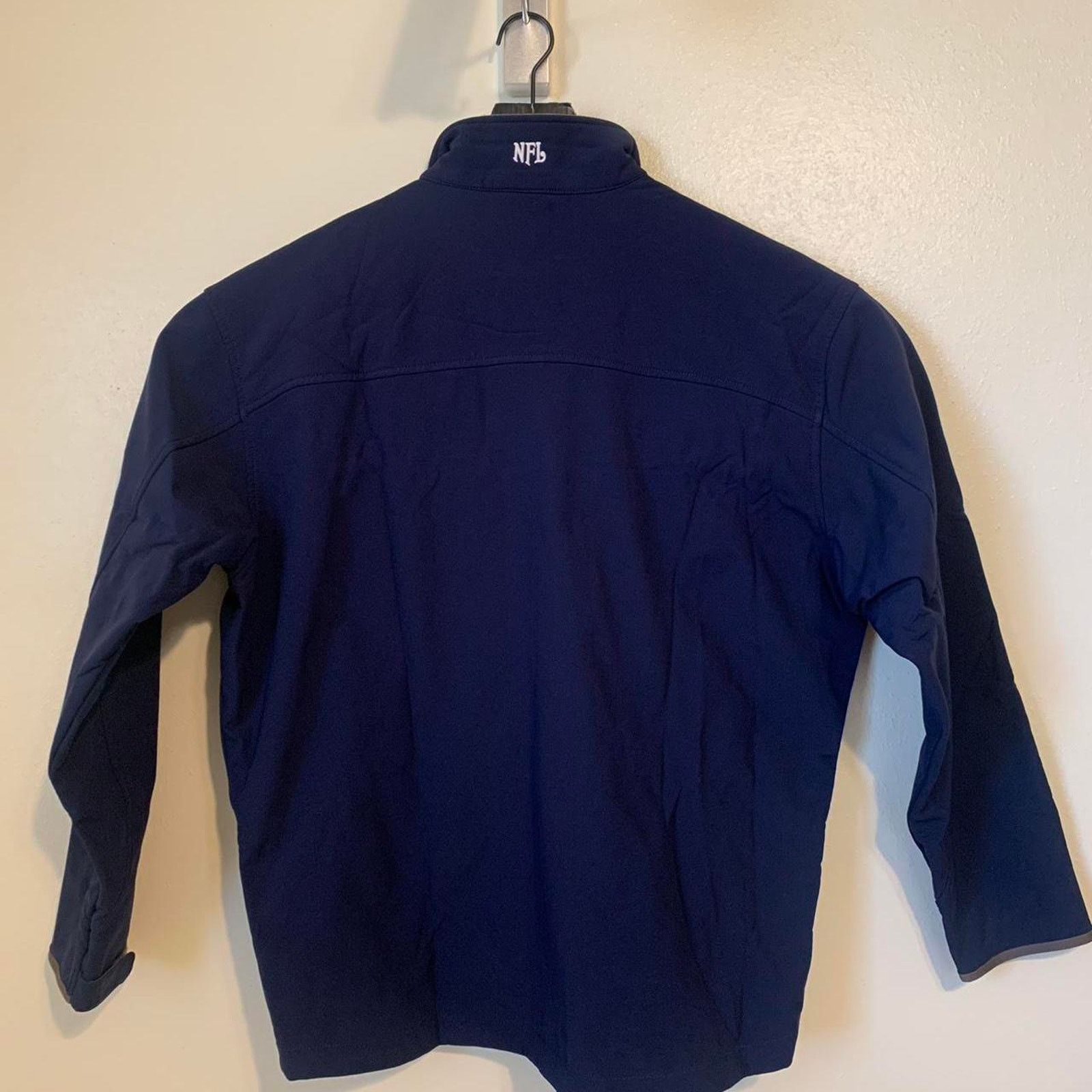 NFL NFL Seattle Seahawks Navy and Grey Jacket Size US XL / EU 56 / 4 - 4 Thumbnail