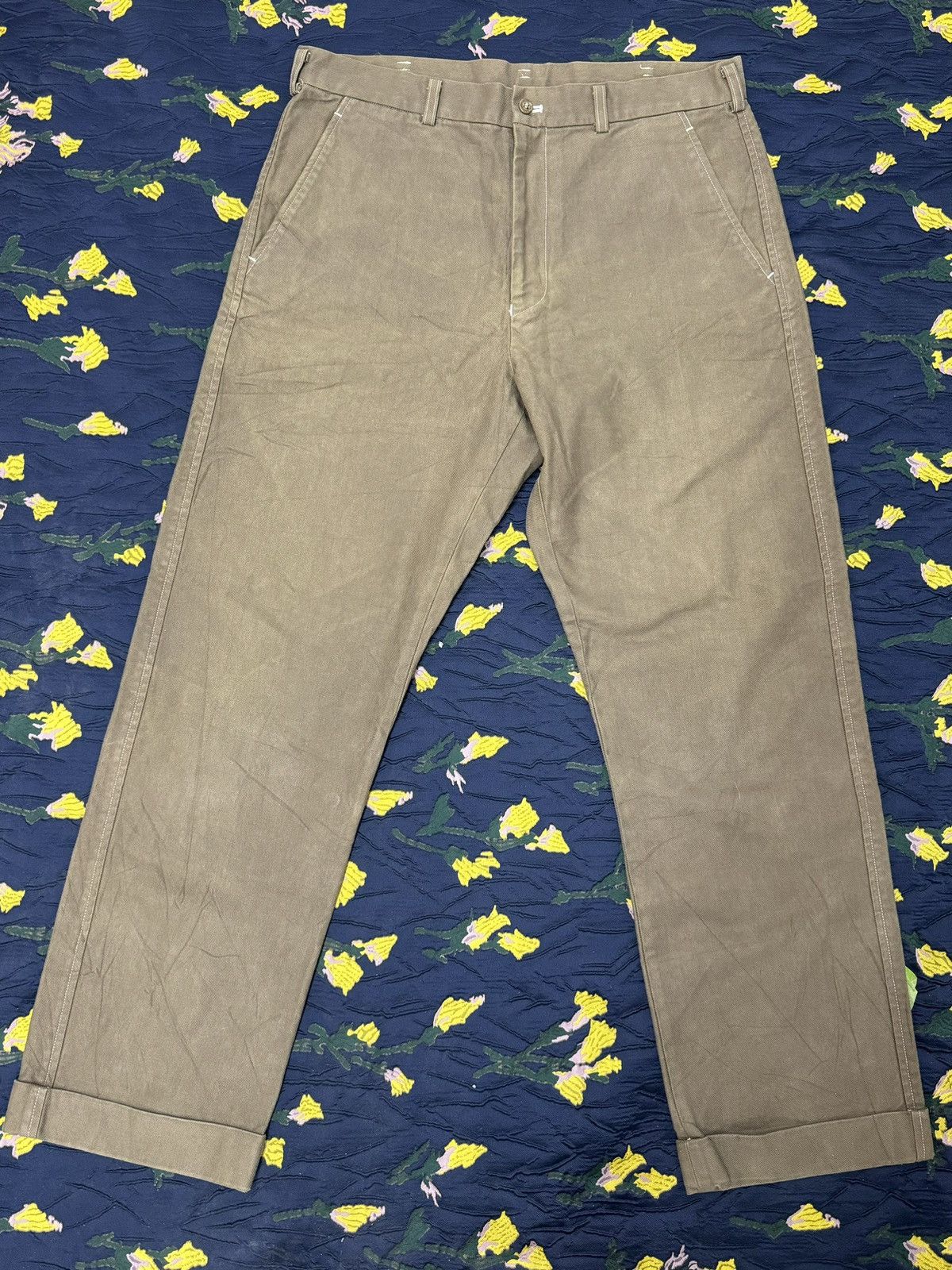 Comme des Garcons Comme des garcons brown pants Size US 34 / EU 50 - 1 Thumbnail