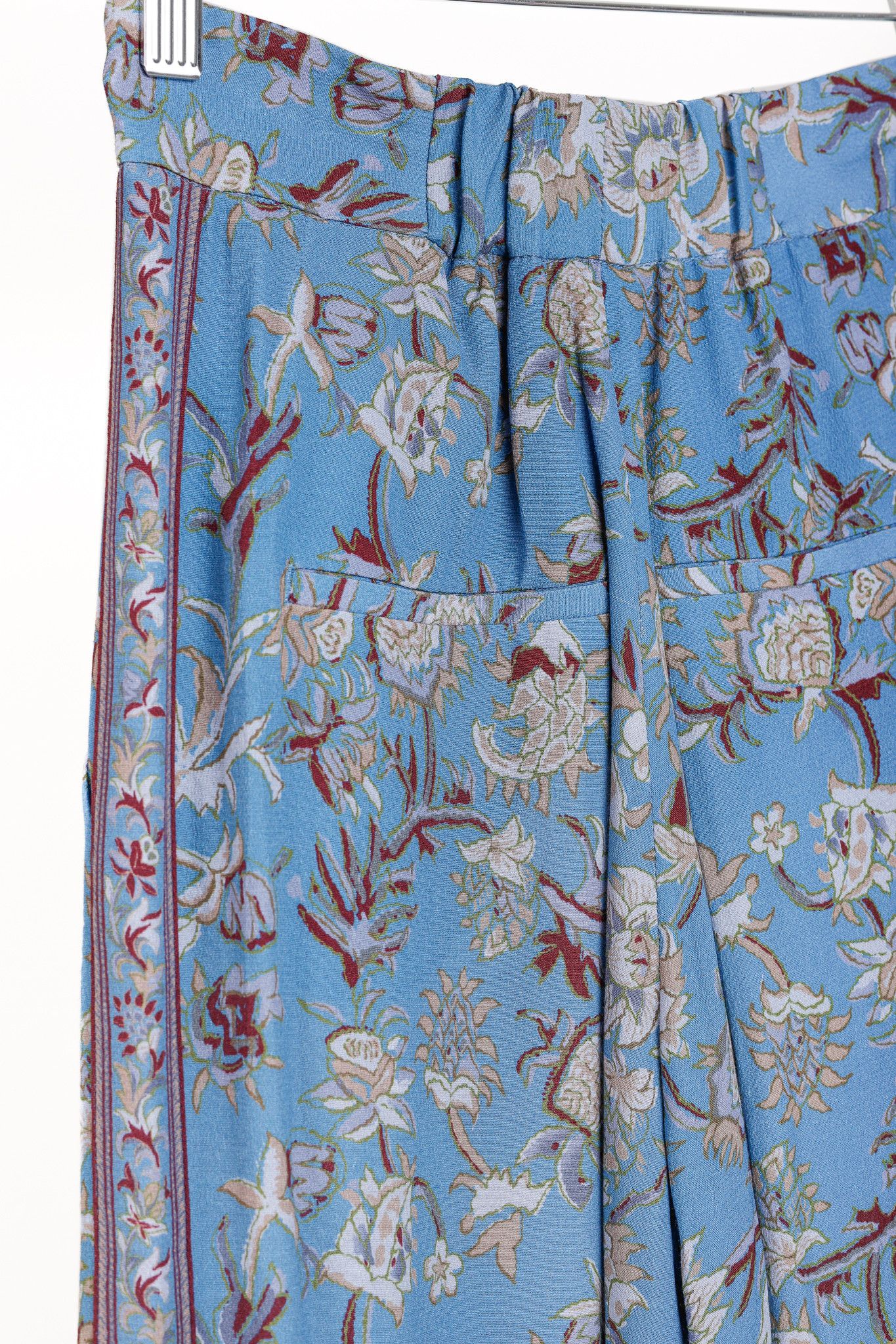 Veronica Beard Veronica Beard Pomeline Floral-Print Crepe de Chine Pants Size 25" / US 0 / IT 36 - 6 Thumbnail
