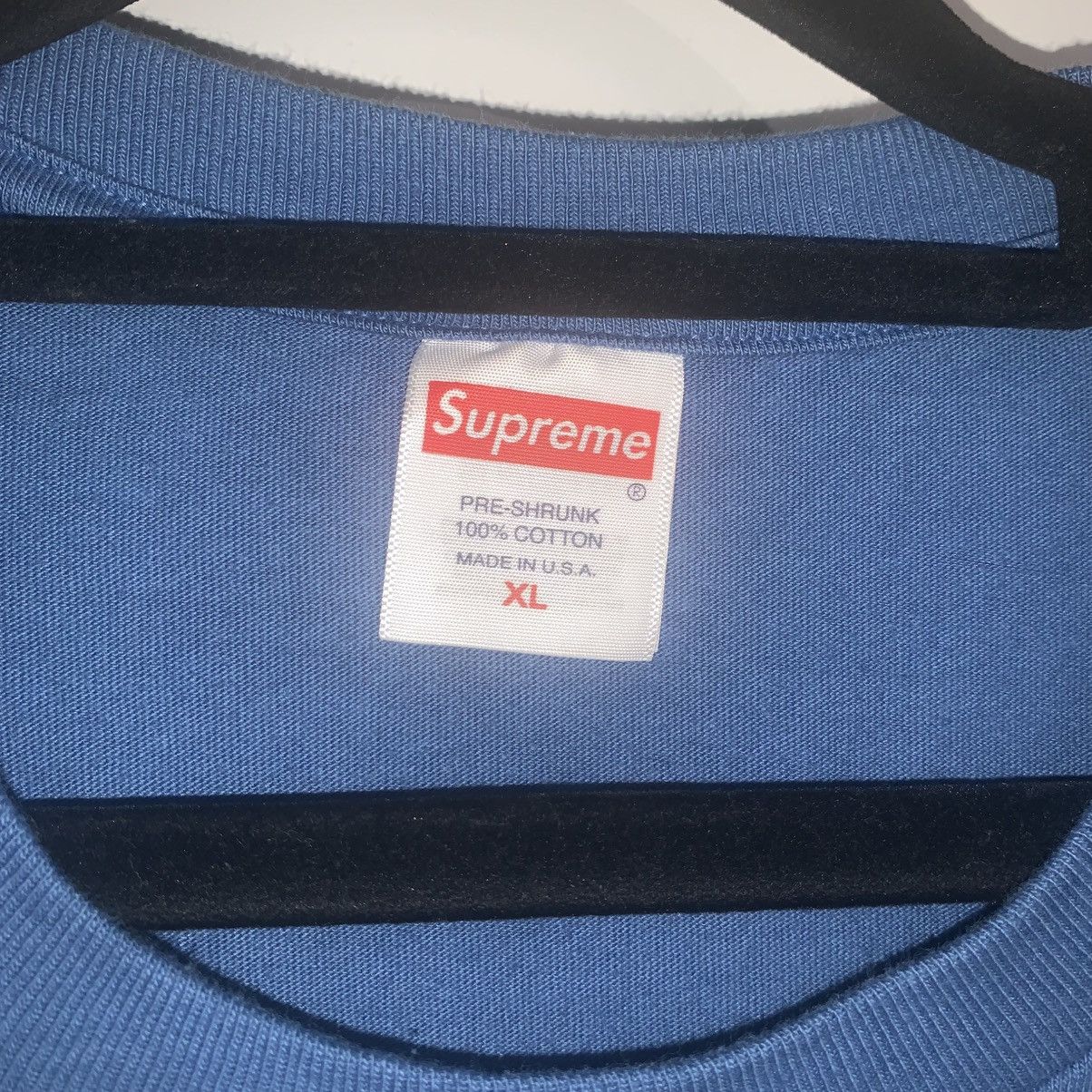 Supreme Supreme Downtown Tee Blue XL Size US XL / EU 56 / 4 - 2 Thumbnail