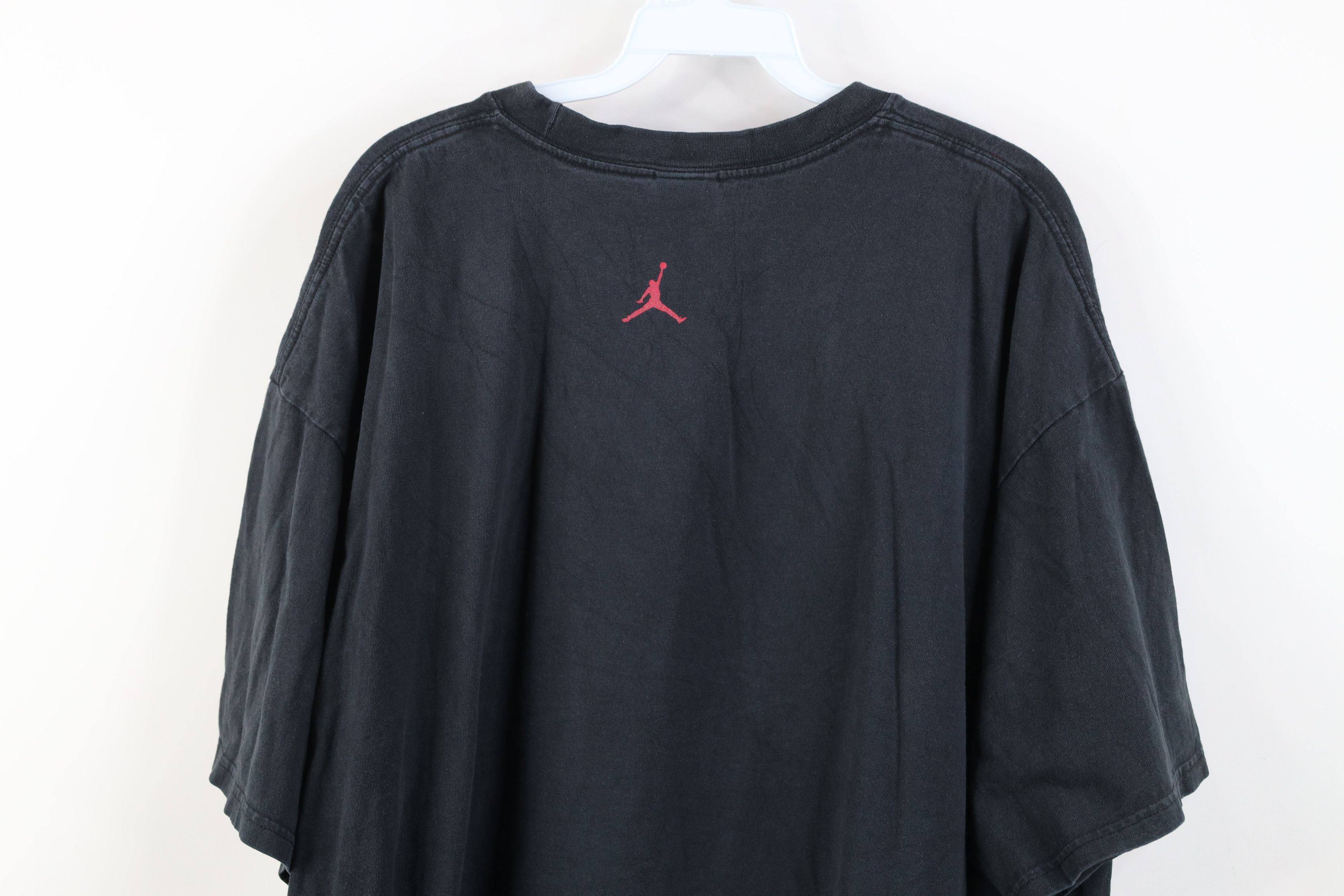 Nike Vintage Nike Air Jordan Spell Out Fly Jumpman Wings T-Shirt Size US XL / EU 56 / 4 - 14 Thumbnail