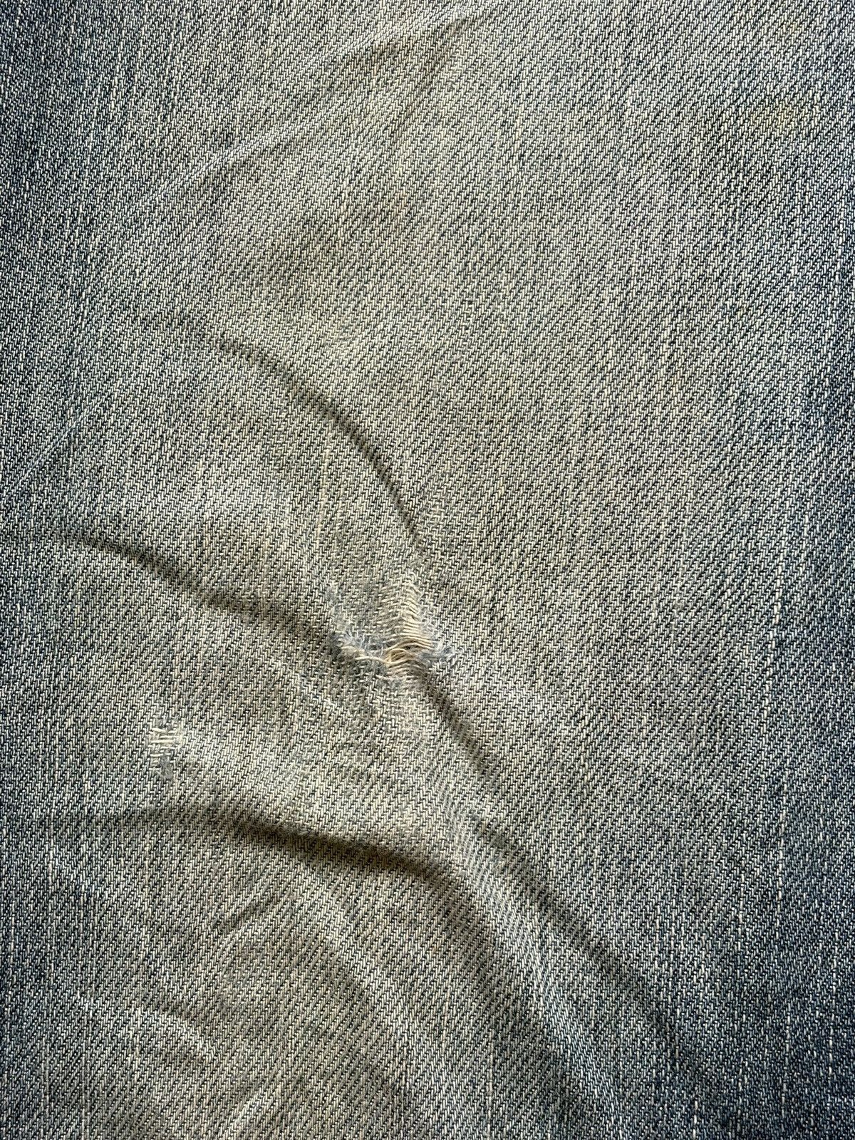 Diesel Vintage Japanese Brand Distress Bush Pant Flare Jeans Size 29" - 3 Thumbnail