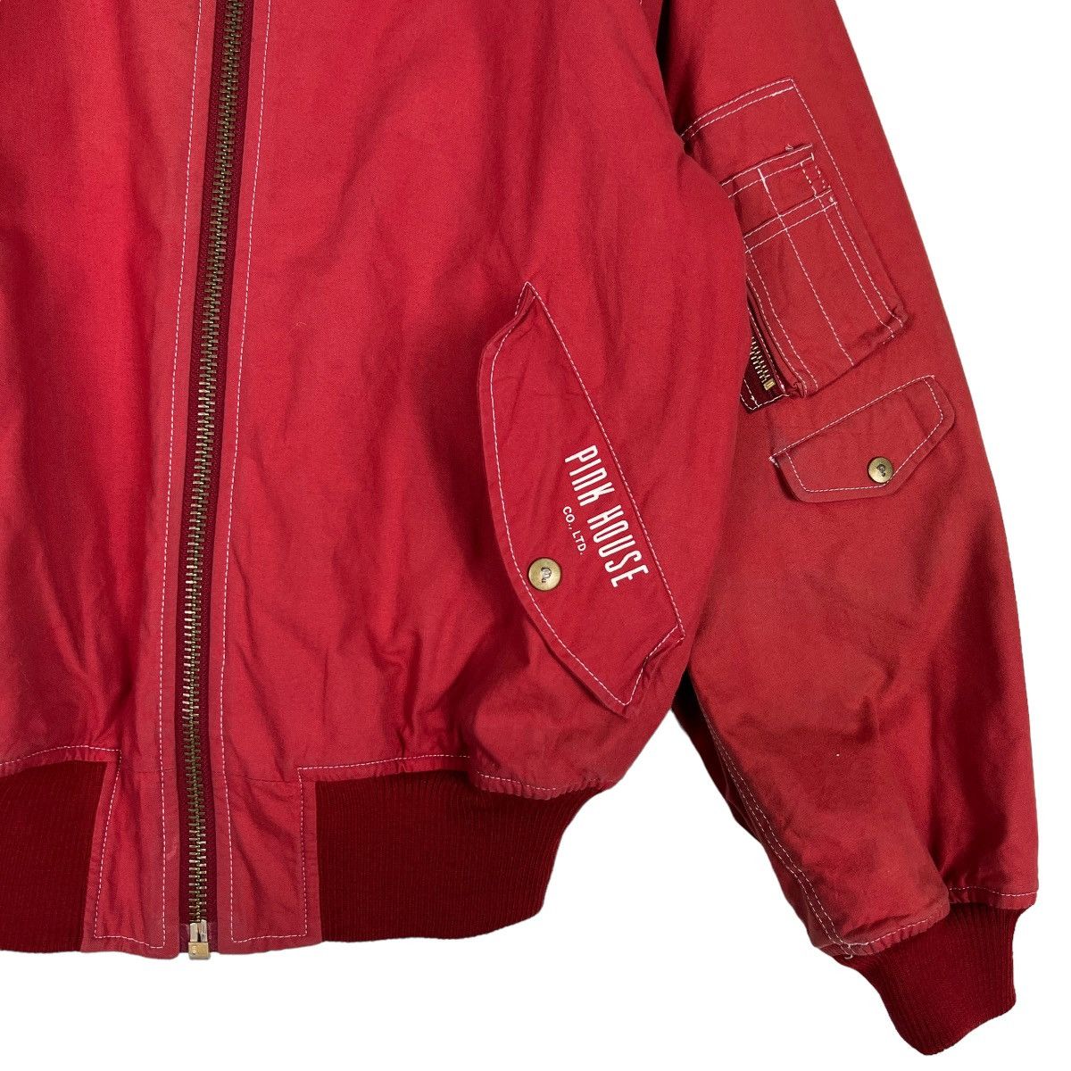 Pink House 🔥 PINK HOUSE CHECK LINING BOMBER JACKET Size US M / EU 48-50 / 2 - 5 Thumbnail