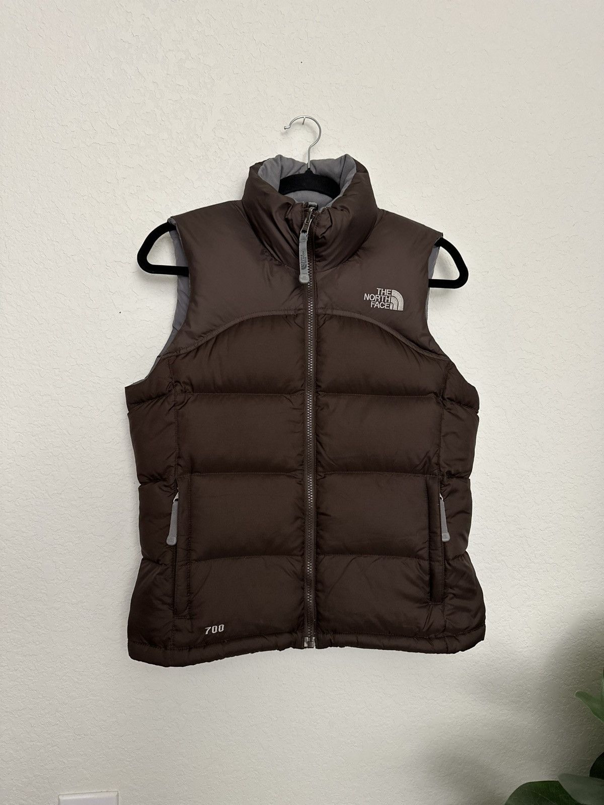 The North Face North Face Womens 700 Brown Nuptse Vest XS Puffer 96 Retro Size XS / US 0-2 / IT 36-38 - 2 Thumbnail