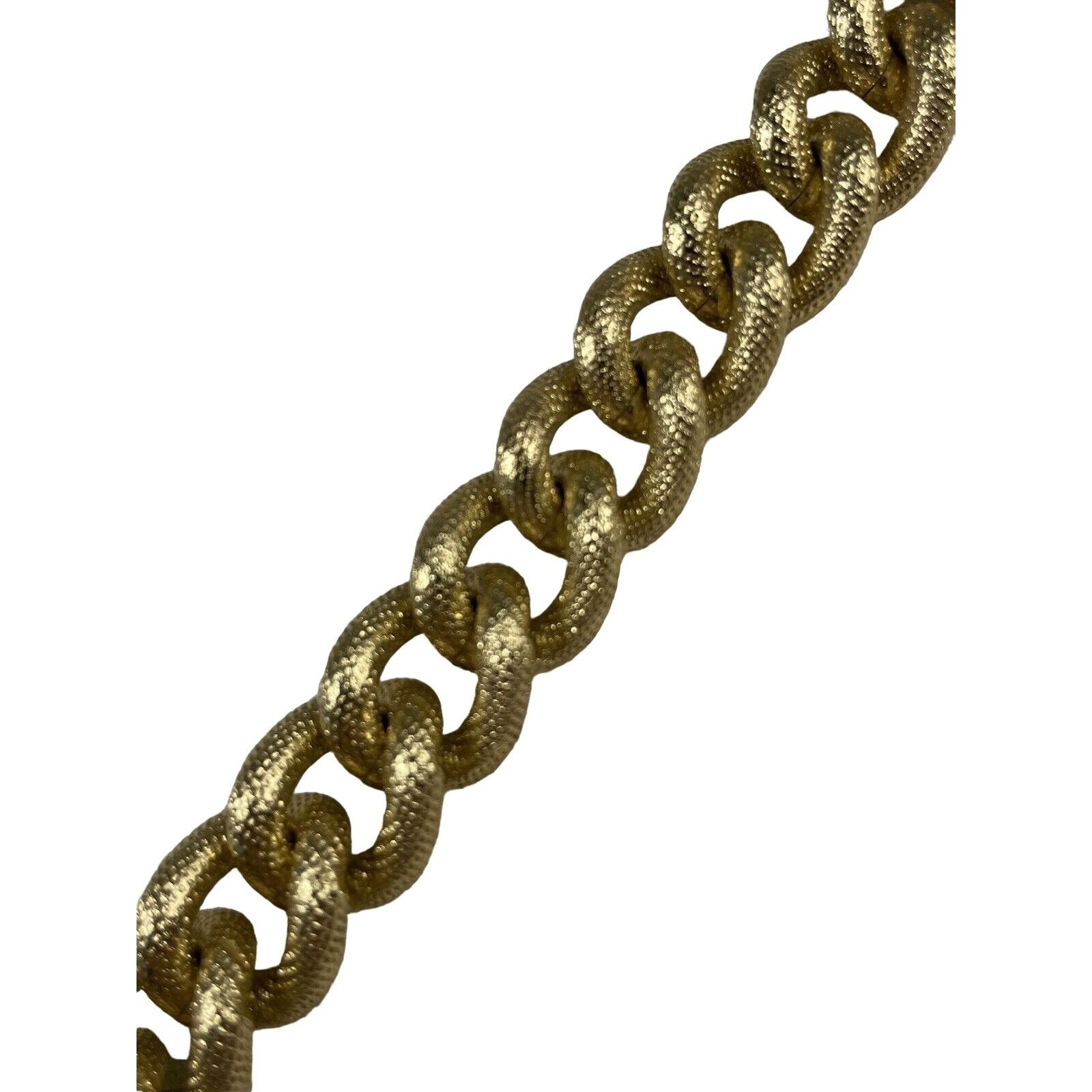 Vintage Women’s Bracelet Gold Metal Fashion Jewelry Chunky Chain Thi Size ONE SIZE - 7 Thumbnail