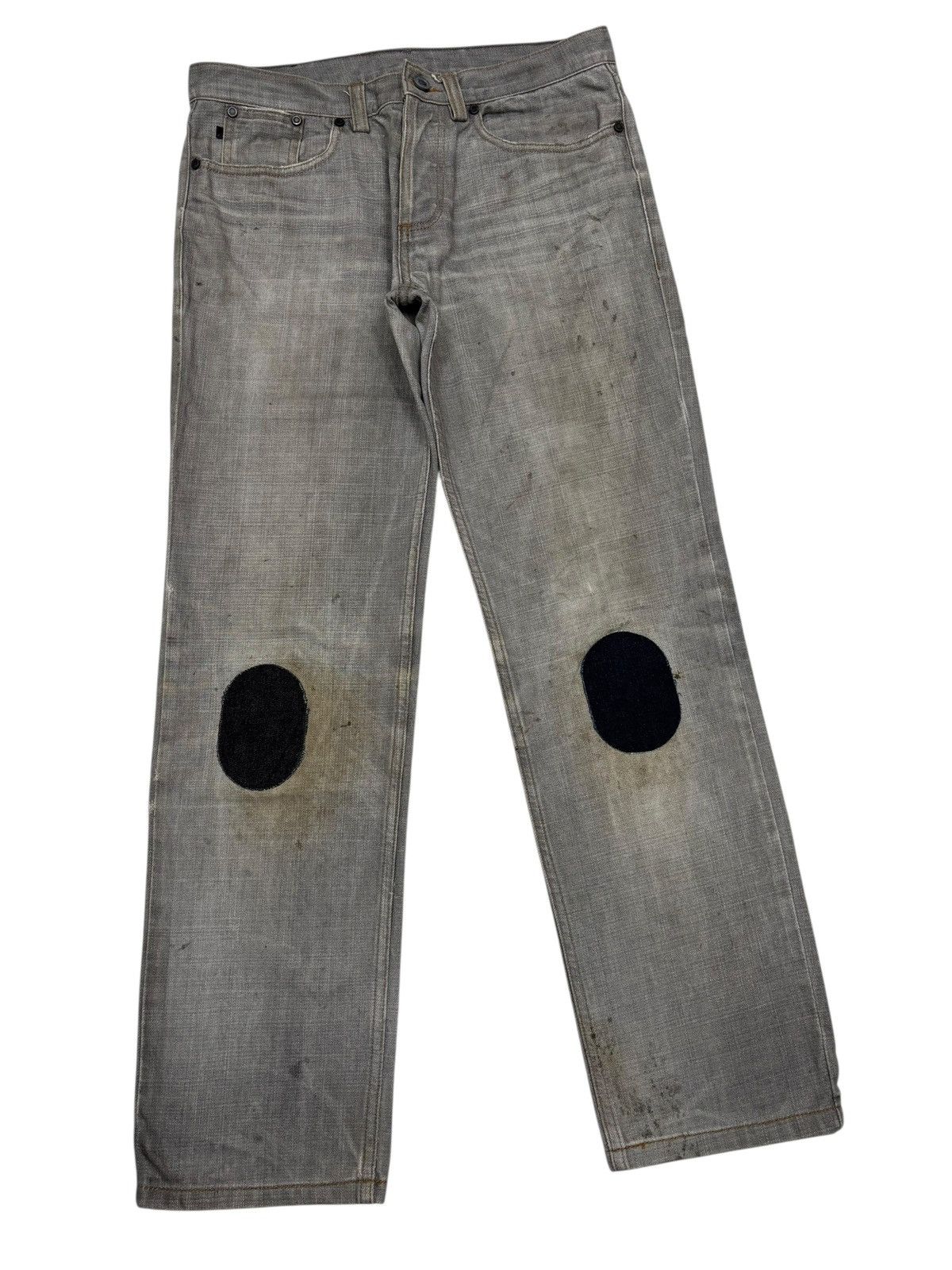 Givenchy GIVENCHY Destroyed Dirt Wash Jeans Knee Patches Size US 30 / EU 46 - 3 Thumbnail