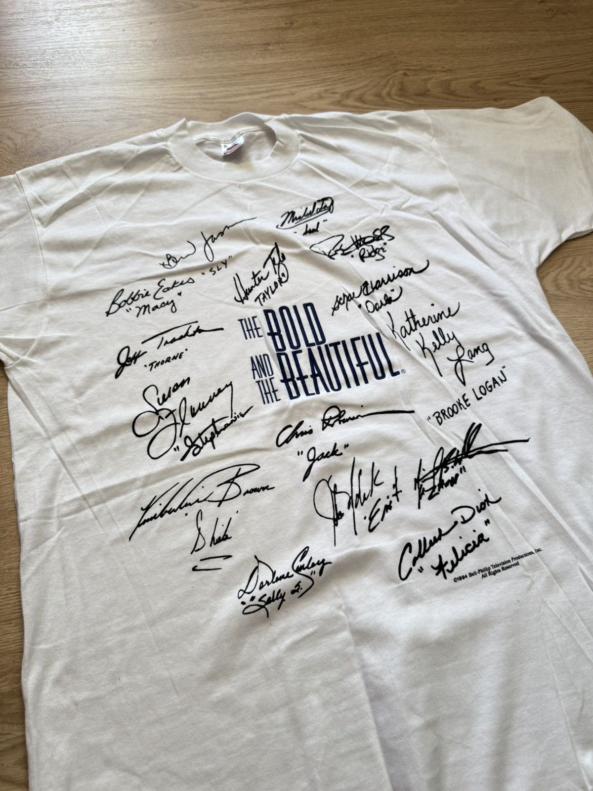 Vintage Vintage 90’s 1994 The Bold And The Beautiful Movie T-Shirt Size US XL / EU 56 / 4 - 2 Thumbnail