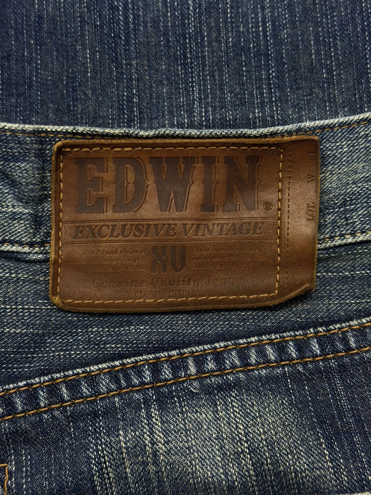 Edwin Vintage 00s Edwin 403XV Denim jeans | Japan Market | W35 Size US 35 - 13 Thumbnail