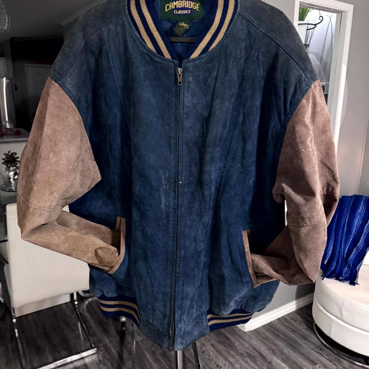 Vintage Two-Tone Varsity Jacket Size US L / EU 52-54 / 3 - 1 Thumbnail
