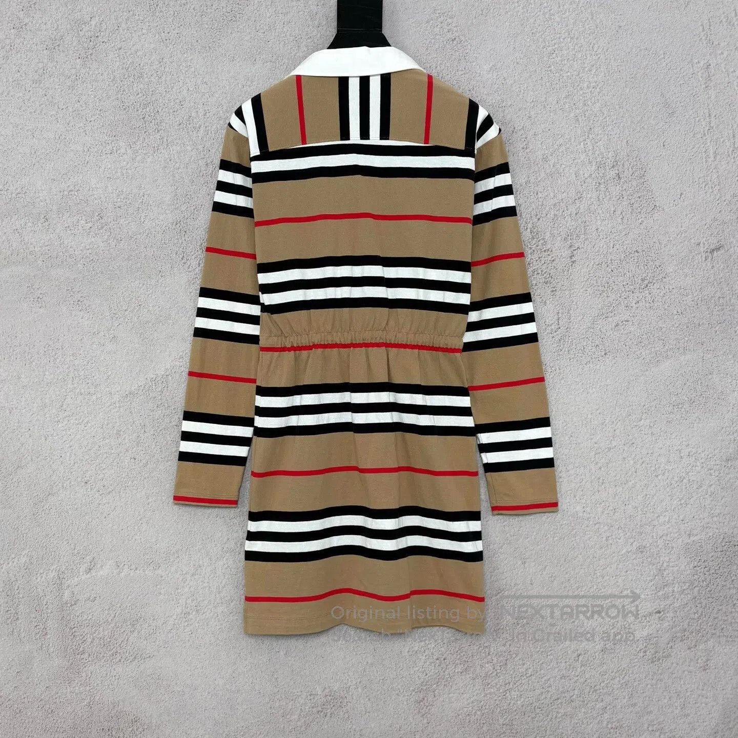 Burberry Burberry size14Y Striped Polo Long Dress Size XXS / US 00 / IT 34 - 2 Thumbnail