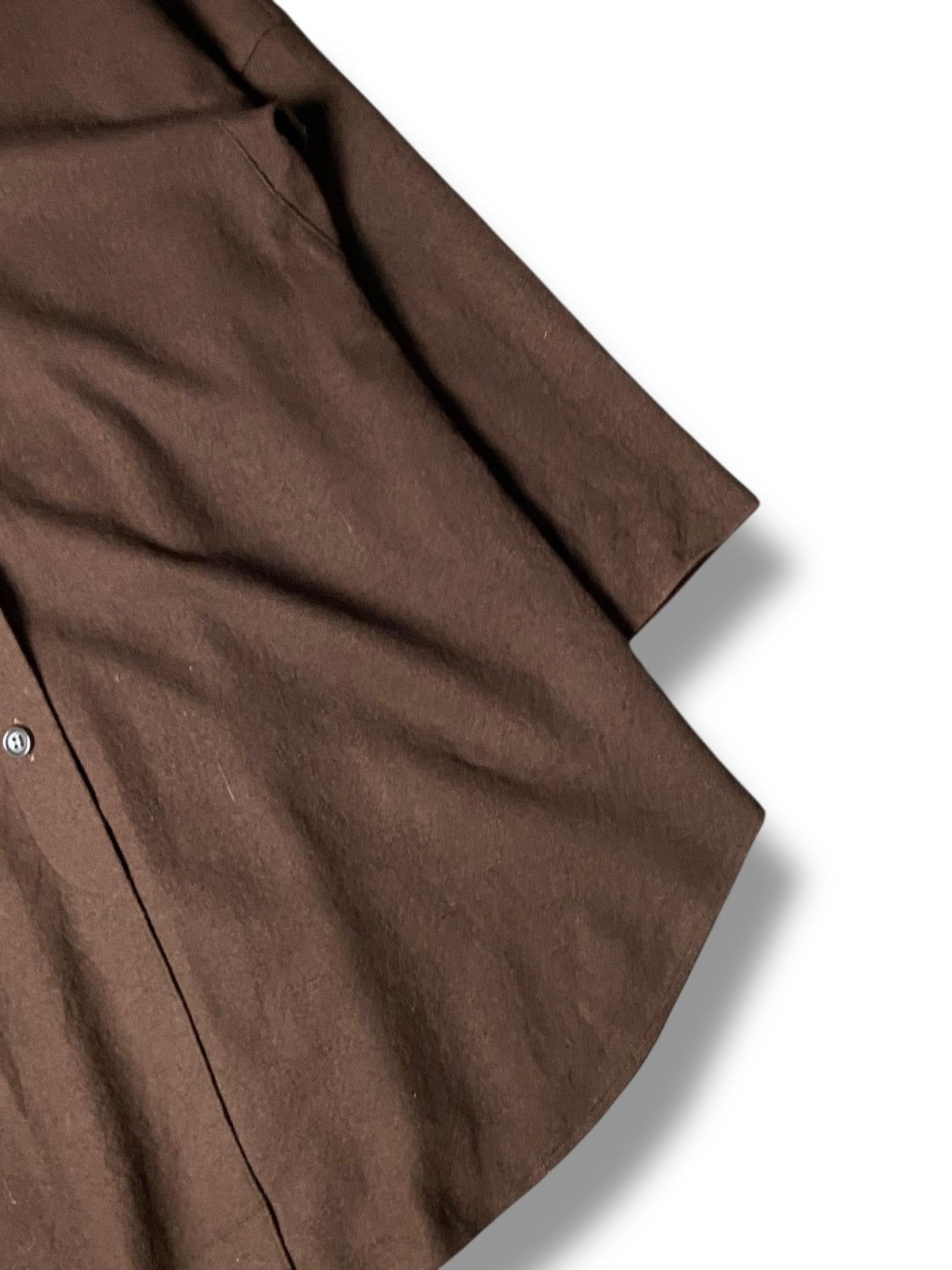 Japanese Brand Vintage Maison D’or Wool Blend Button Up Shirt (161) Size XS / US 0-2 / IT 36-38 - 4 Thumbnail