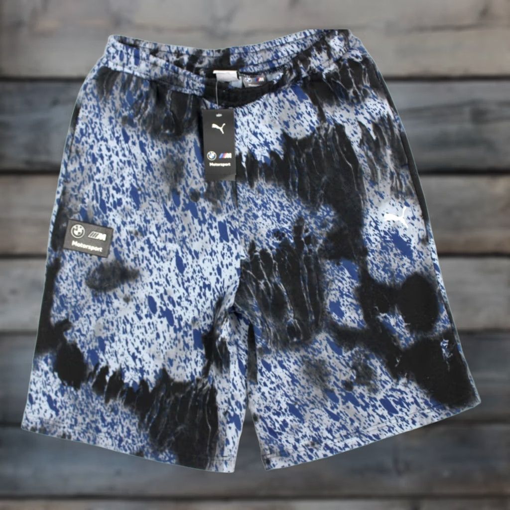 Puma Puma Men's BMW Colorsplash Fleece Shorts M Medium Inseam 11" Blue 631147 01 Size US 31 - 1 Thumbnail