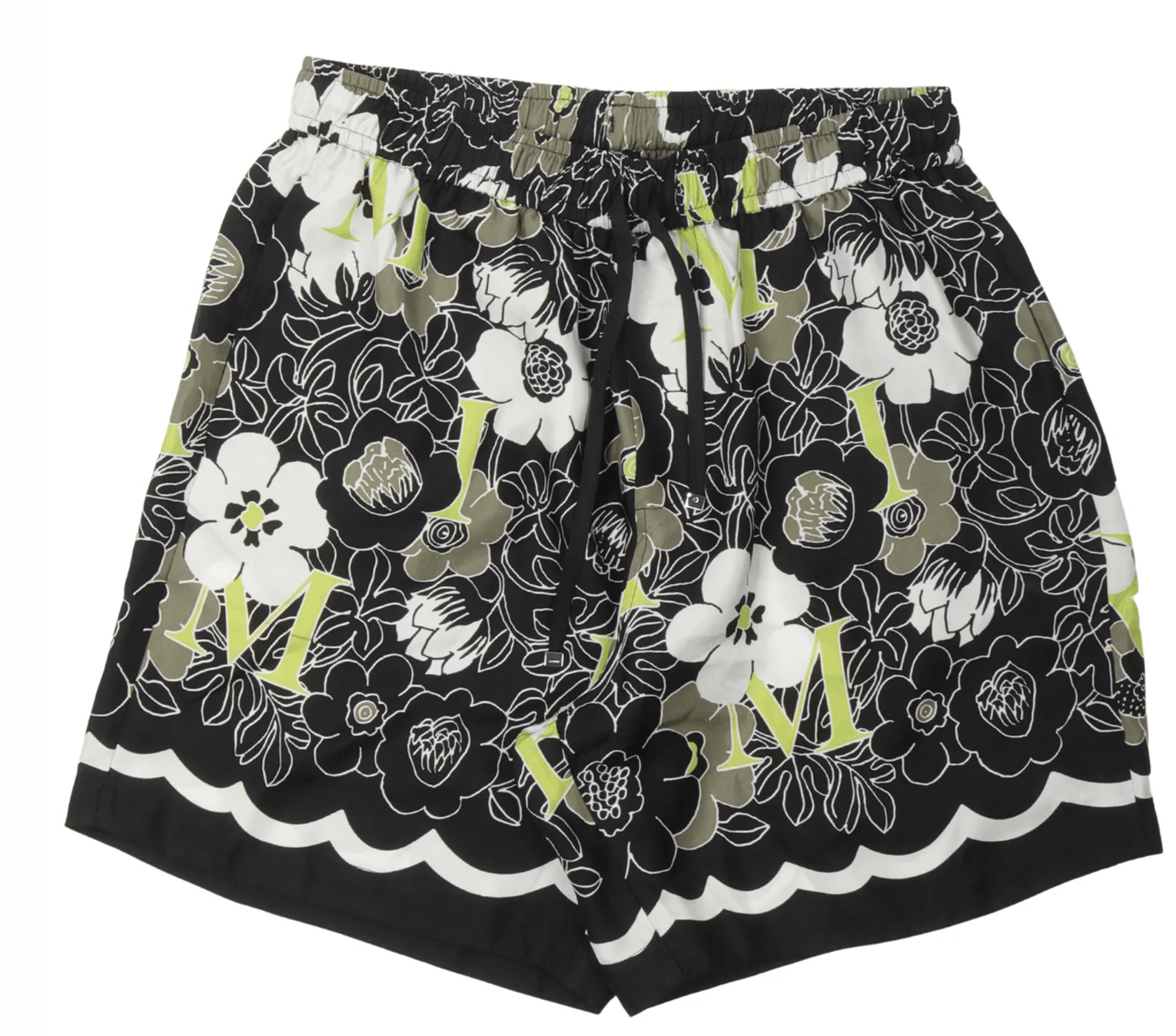 Amiri AMIRI Floral printed shorts - black Size US 32 / EU 48 - 2 Thumbnail