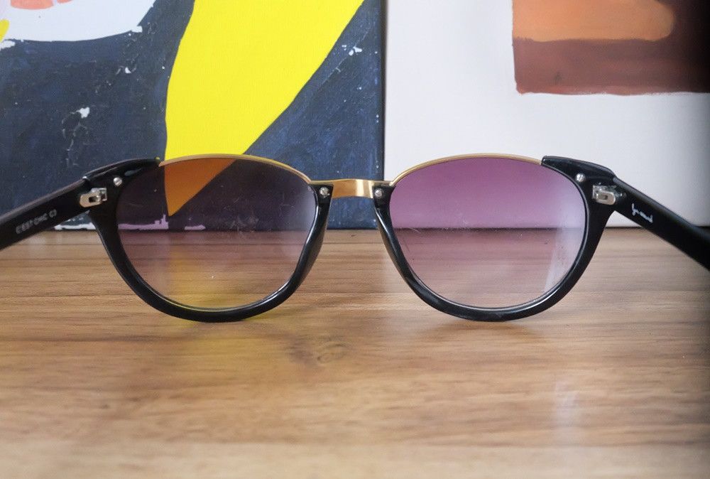 Designer Lyn Around C’est Chic Handmade Sunglasses Size ONE SIZE - 6 Thumbnail