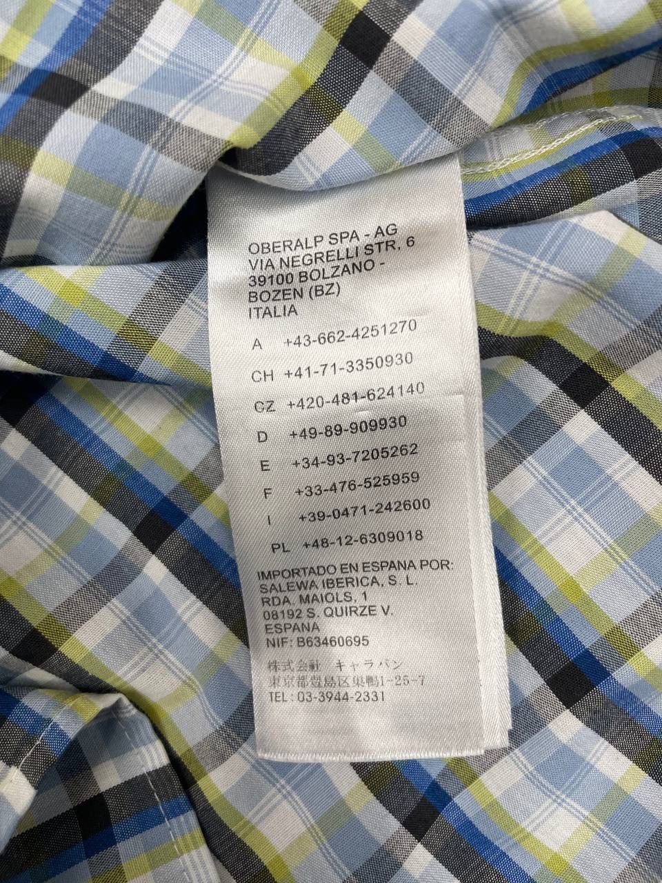 SALEWA Salewa Men Plaid Short Sleeve Shirt Blue GreenOutdoor Hiking Size US M / EU 48-50 / 2 - 5 Thumbnail