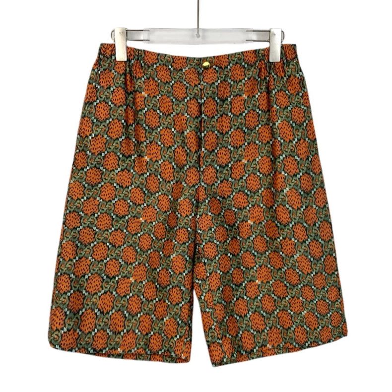 Gucci Gucci Color-blocked mulberry silk double G full-print logo Size US 28 / EU 44 - 1 Thumbnail