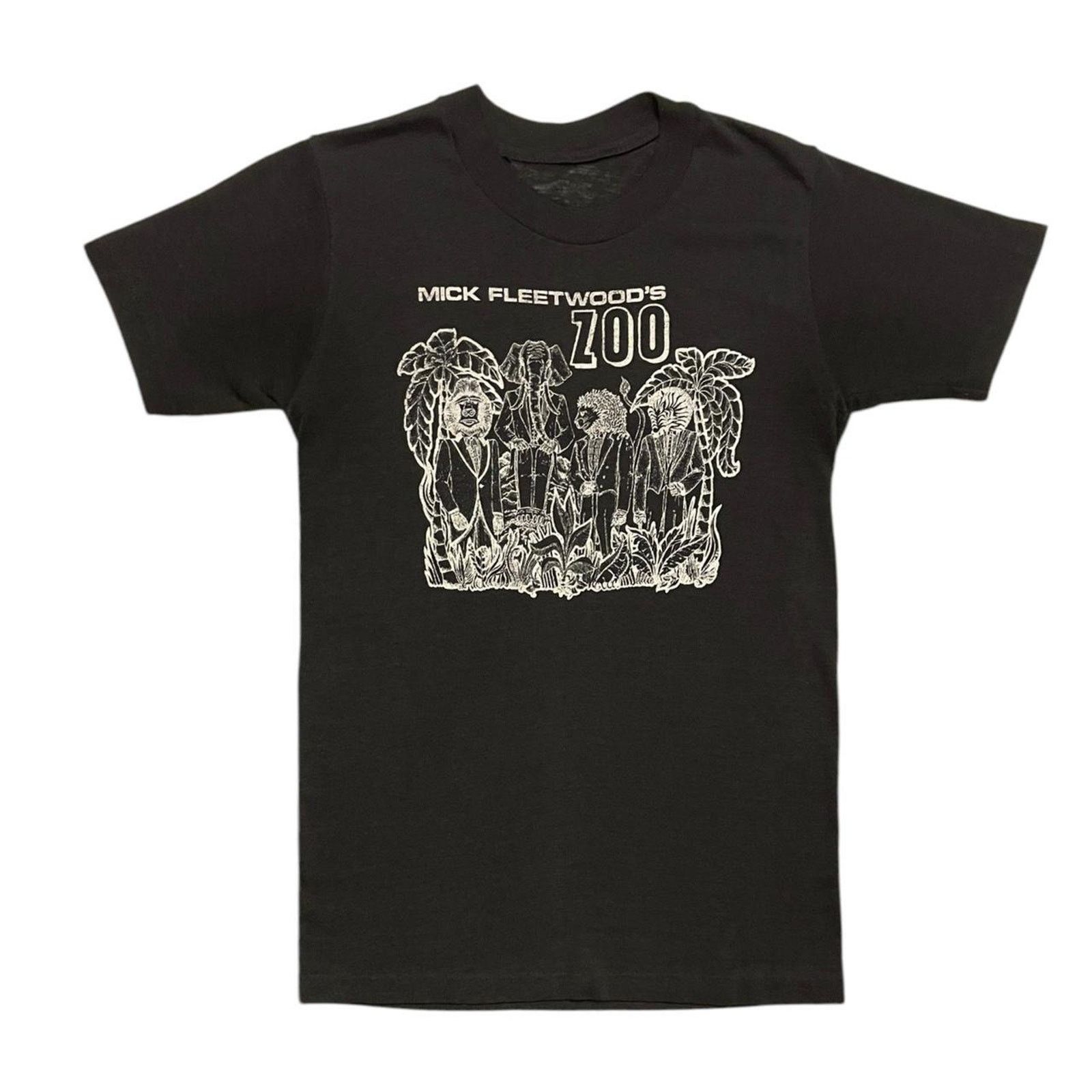 Vintage RARE VTG 1983 Mick Fleetwood of Fleetwood Mac band t-shirt Size US S / EU 44-46 / 1 - 1 Thumbnail