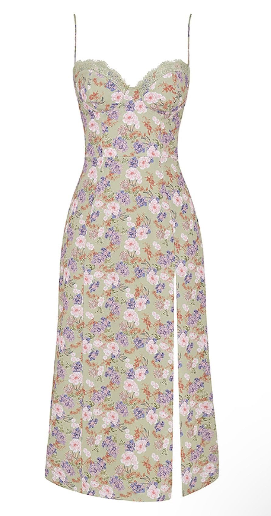 House of CB House of CB Charlotte Peony Print Midi Sundress size M Size M / US 6-8 / IT 42-44 - 3 Thumbnail