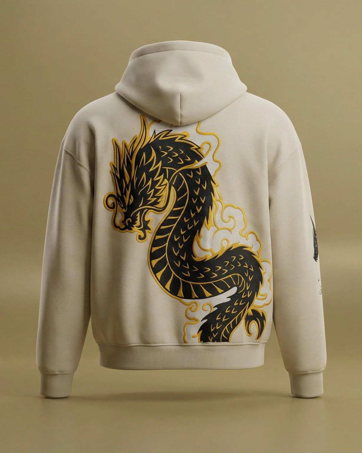Other Badbee Clan Leader Beige Hoodie | Streetwear Size US M / EU 48-50 / 2 - 3 Thumbnail