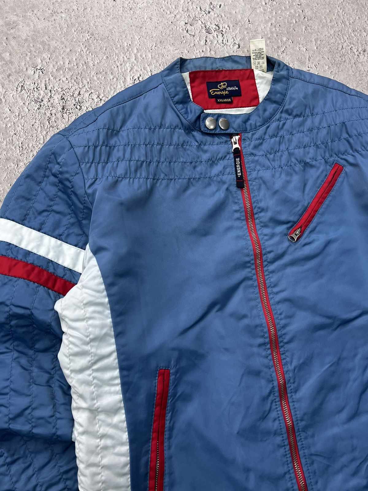 Diesel × If Six Was Nine × Le Grande Bleu (L.G.B.) VINTAGE RACING Y2K ENERGIE MAISON MARGIELA STYLE JACKET Size US XL / EU 56 / 4 - 3 Thumbnail