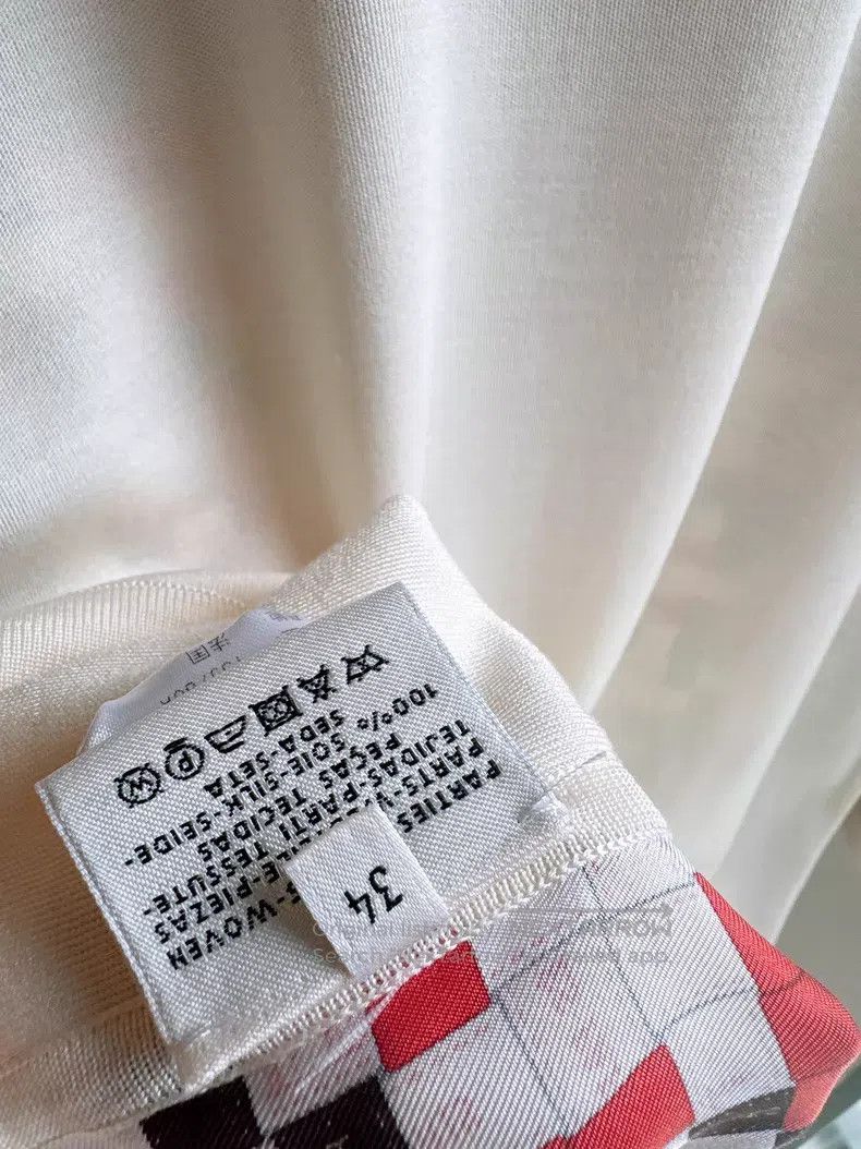 Hermes Hermes Silk Paneling Top Size XXS / US 00 / IT 34 - 7 Thumbnail