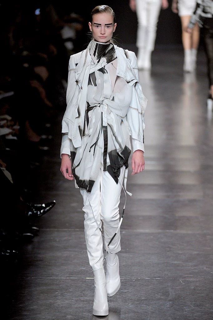 Ann Demeulemeester Ann demeulemeester 2011ss Ink Silk Jacket Size XS / US 0-2 / IT 36-38 - 8 Thumbnail