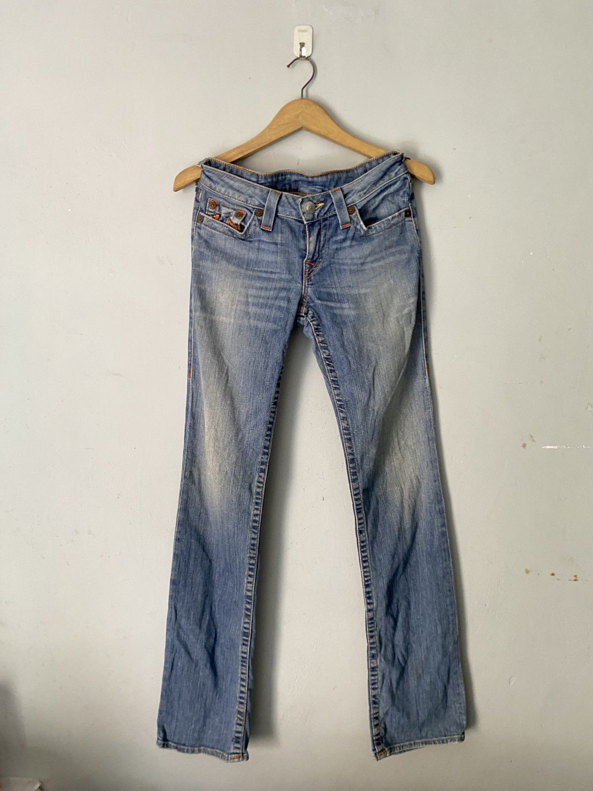 If Six Was Nine × Japanese Brand × True Religion Vintage true religion flare sun faded jeans Size US 28 / EU 44 - 1 Thumbnail