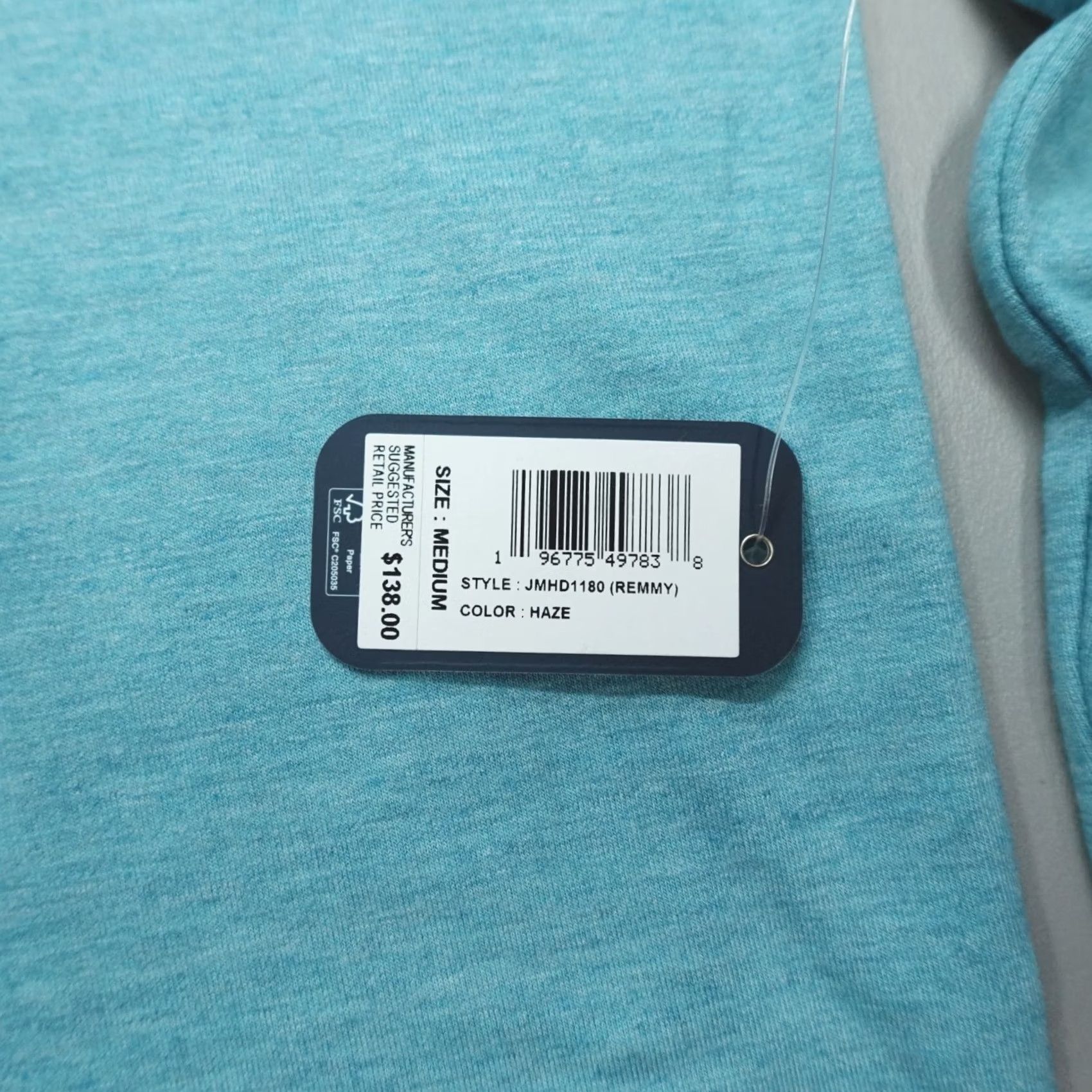 johnnie-O johnnie-O Hoodie Mens M Haze Remmy Lightweight Performance Men Size JMHD1180 Size US M / EU 48-50 / 2 - 3 Thumbnail