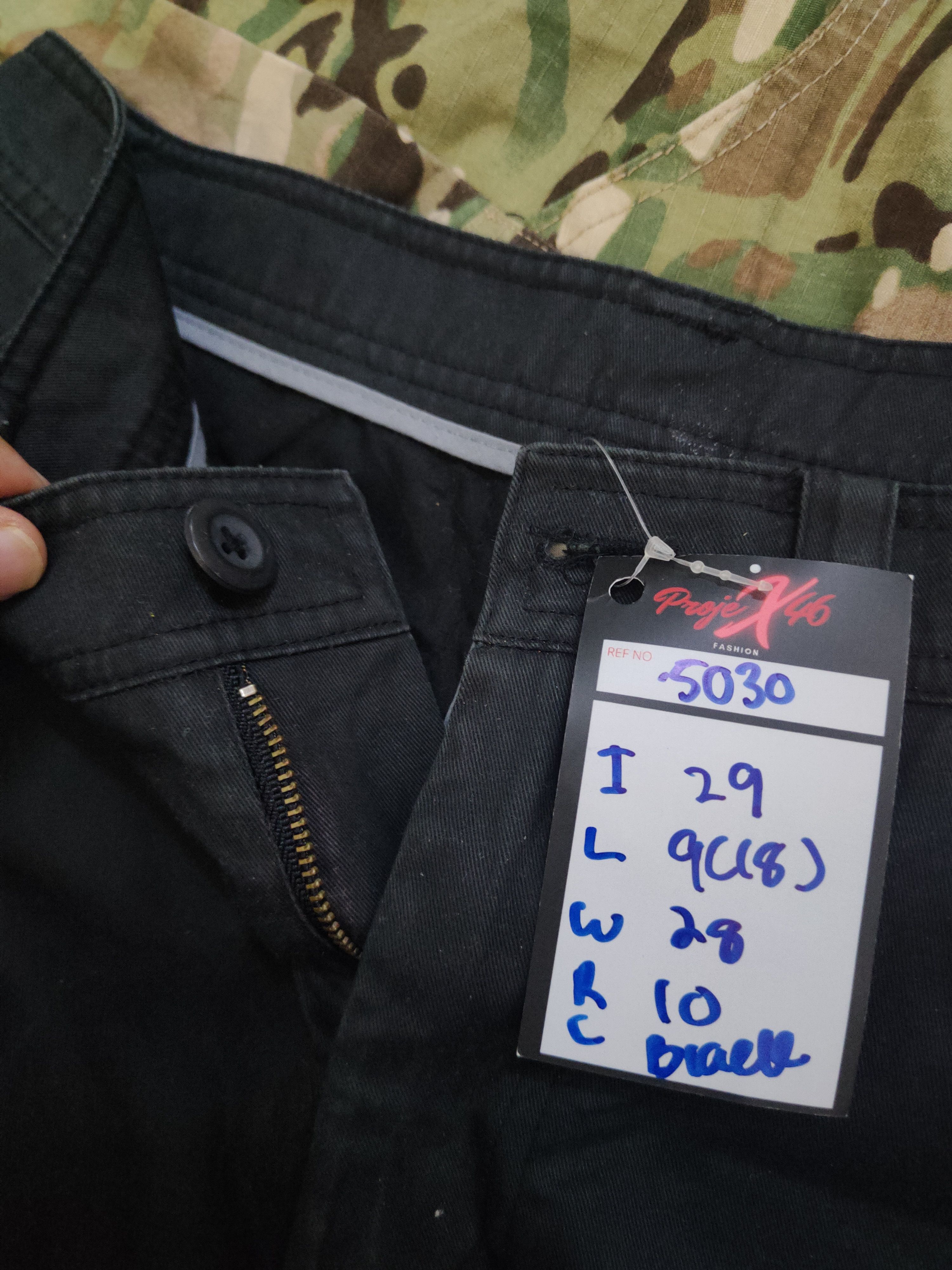 Nike DLL Nike Black Multipocket Utility Cargo Pants #5030T Size US 28 / EU 44 - 16 Thumbnail