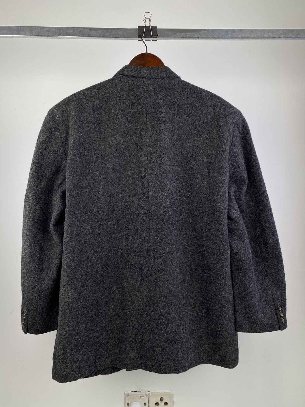 Comme des Garcons Homme Vintage Comme des Garcons Homme Oversized Mohair Wool Jacket Size US M / EU 48-50 / 2 - 2 Thumbnail