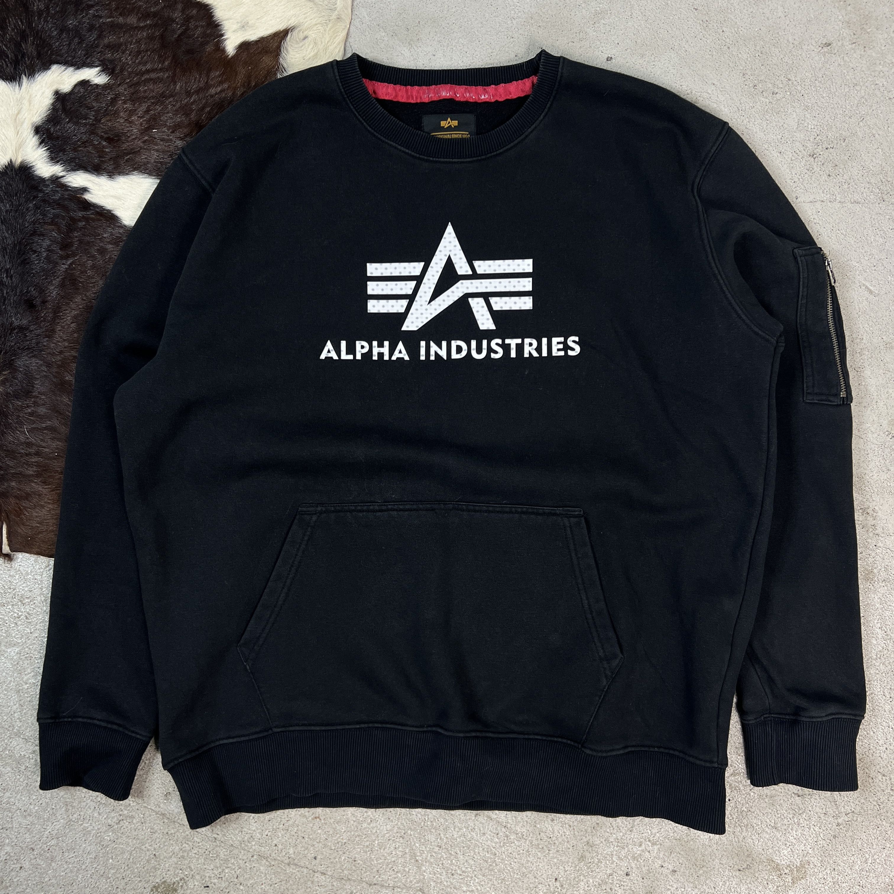 Alpha Industries × Vintage Alpha Industries Blouse Size US XL / EU 56 / 4 - 2 Thumbnail