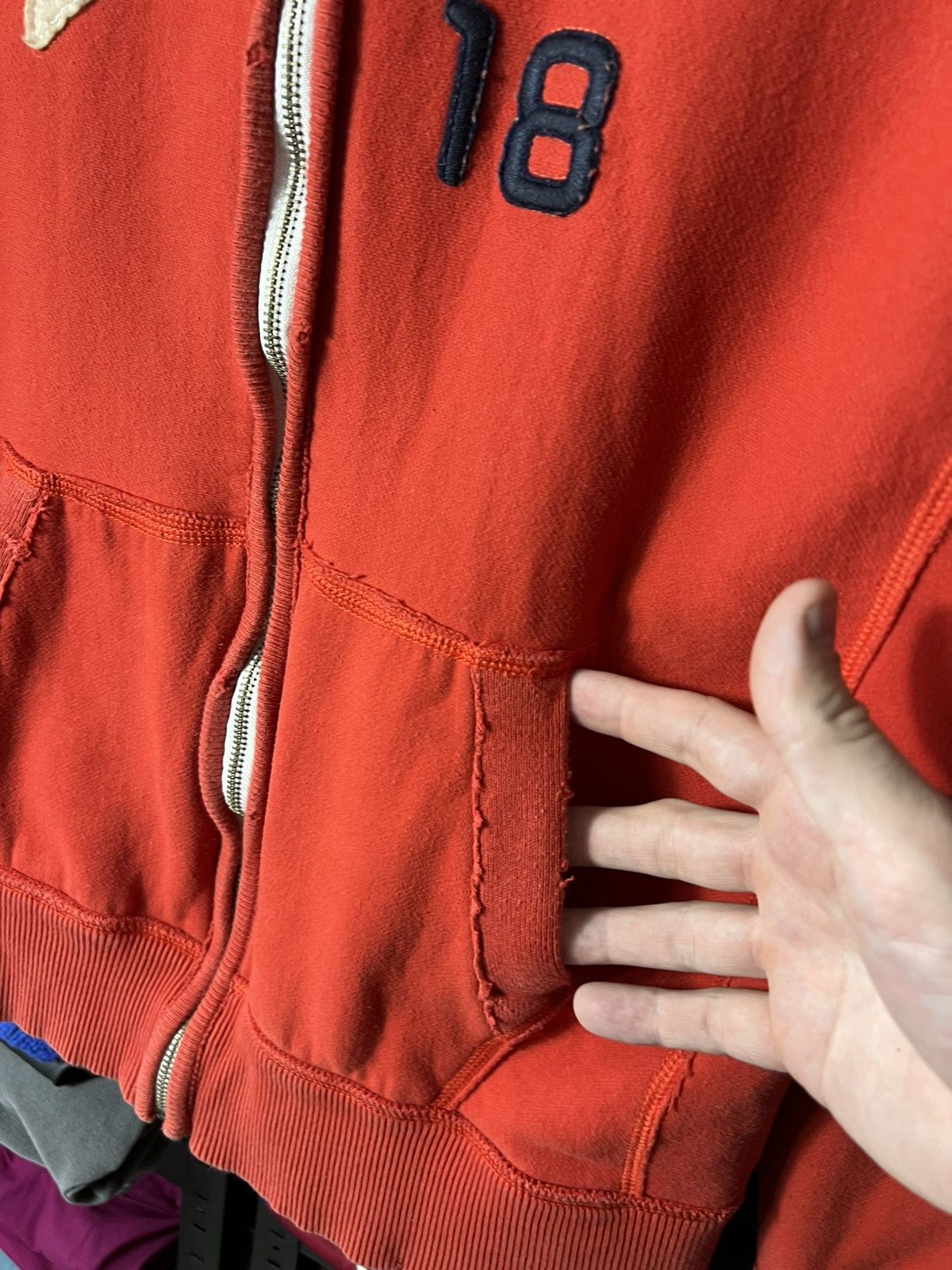 Abercrombie & Fitch Abercrombie & Fitch Vintage Full-Zip Hoodie – Size XL Size US XL / EU 56 / 4 - 4 Thumbnail
